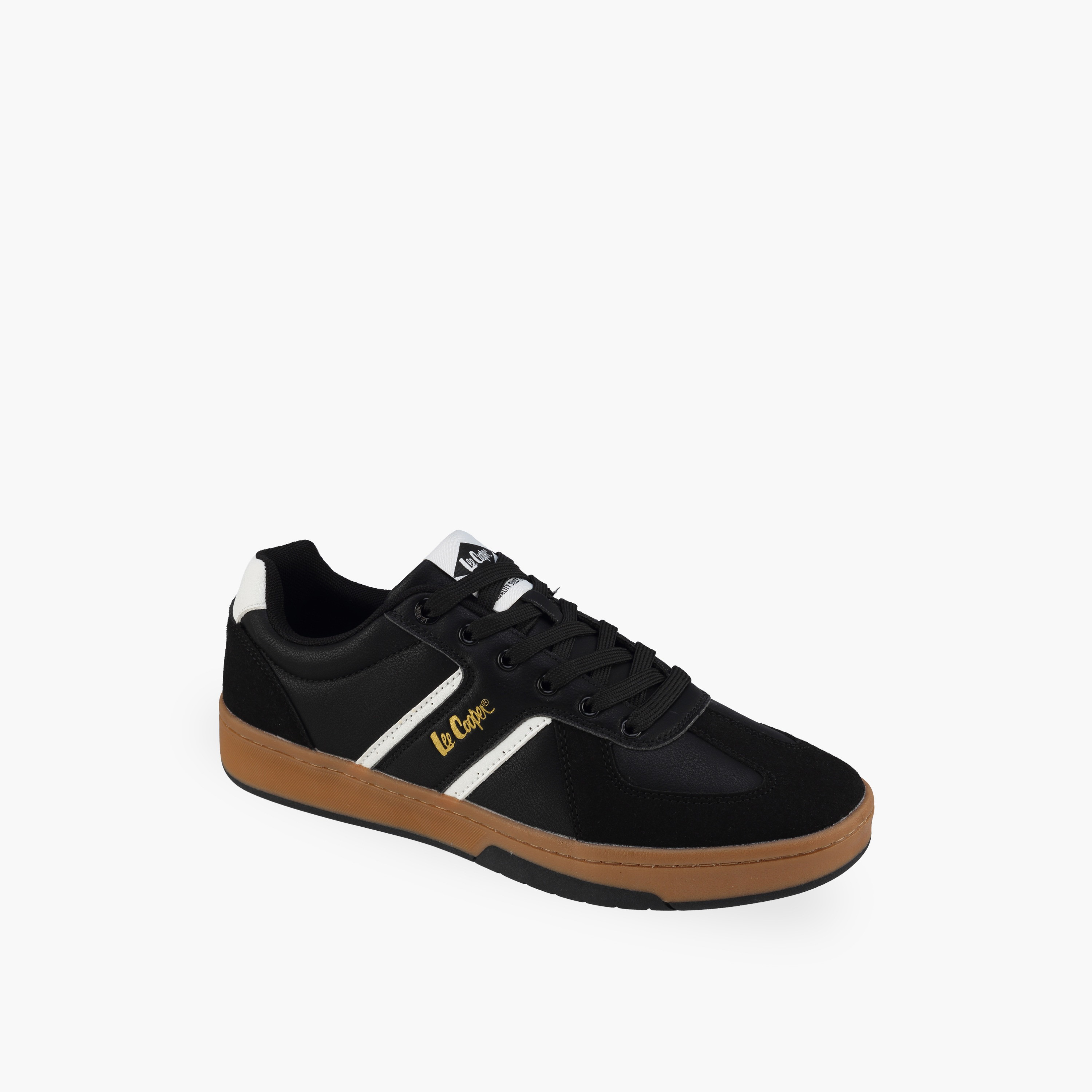 Lee Cooper Men Logo Print Lace-Up Sneakers-men-shoes-sneakers-image-2