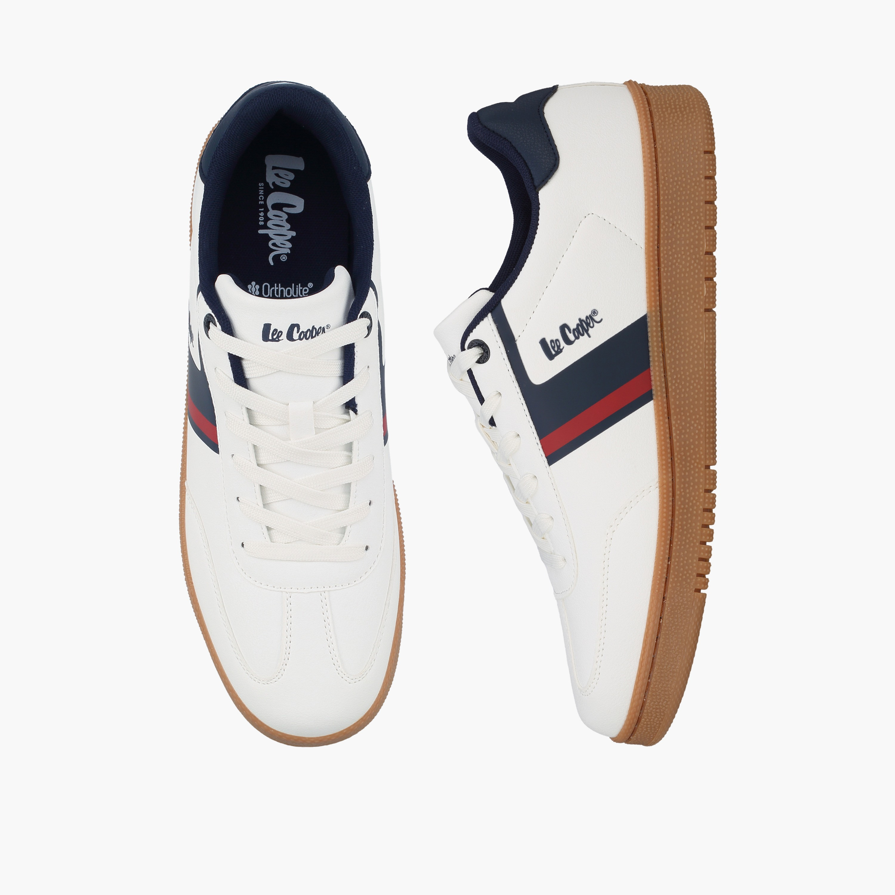 حذاء سنيكرز برباط وقوالب ملونة للرجال من لي كوبر-men-shoes-sneakers-image-1