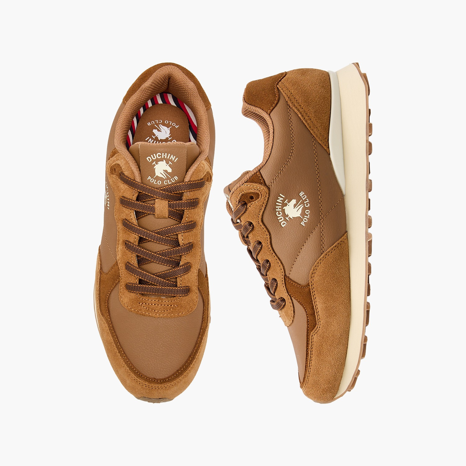 حذاء سنيكرز طول الكاحل برباط وطبعات شعار للرجال من دوتشيني-men-shoes-sneakers-image-1