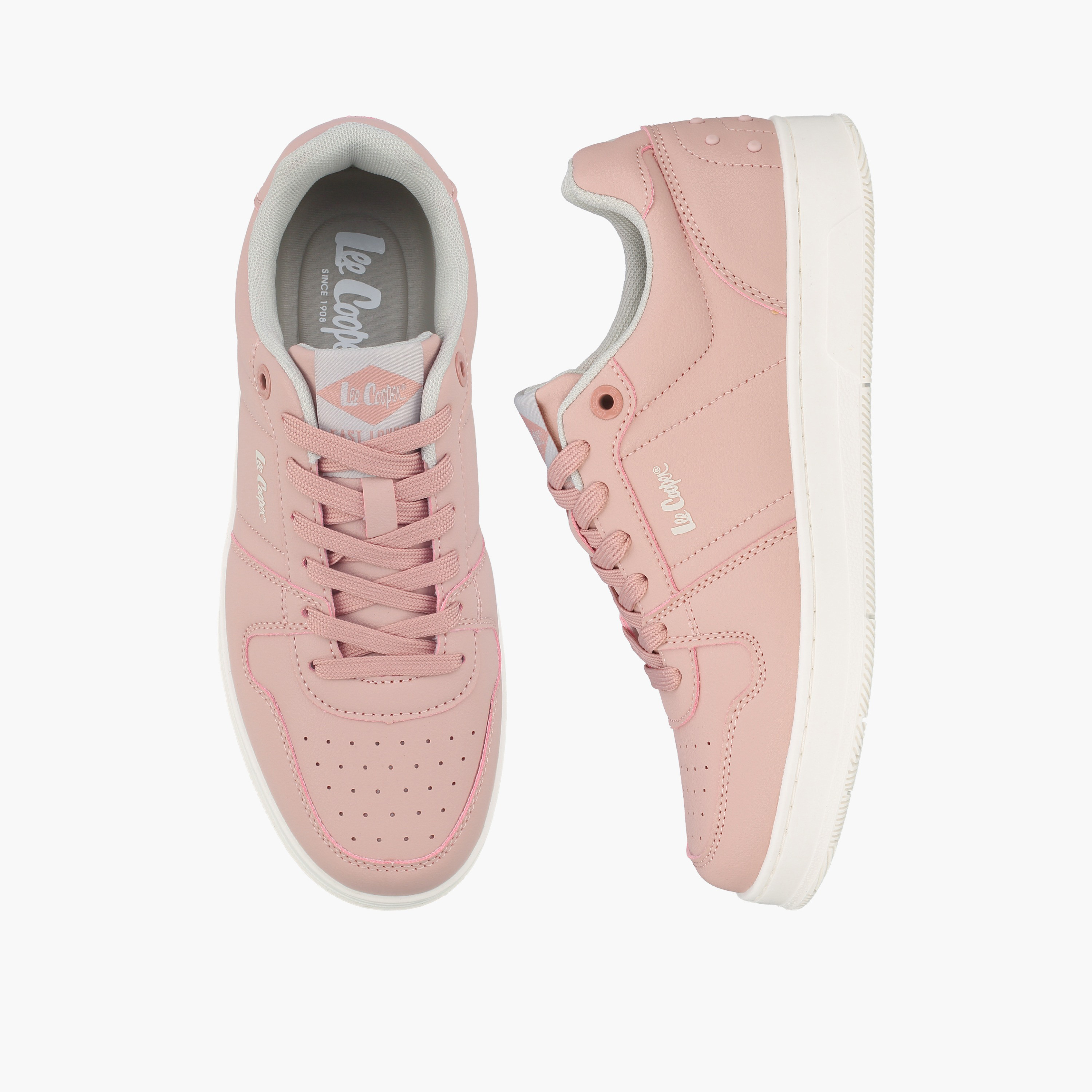 حذاء سنيكرز طول الكاحل برباط للرجال من لي كوبر-women-shoes-sneakers-image-1