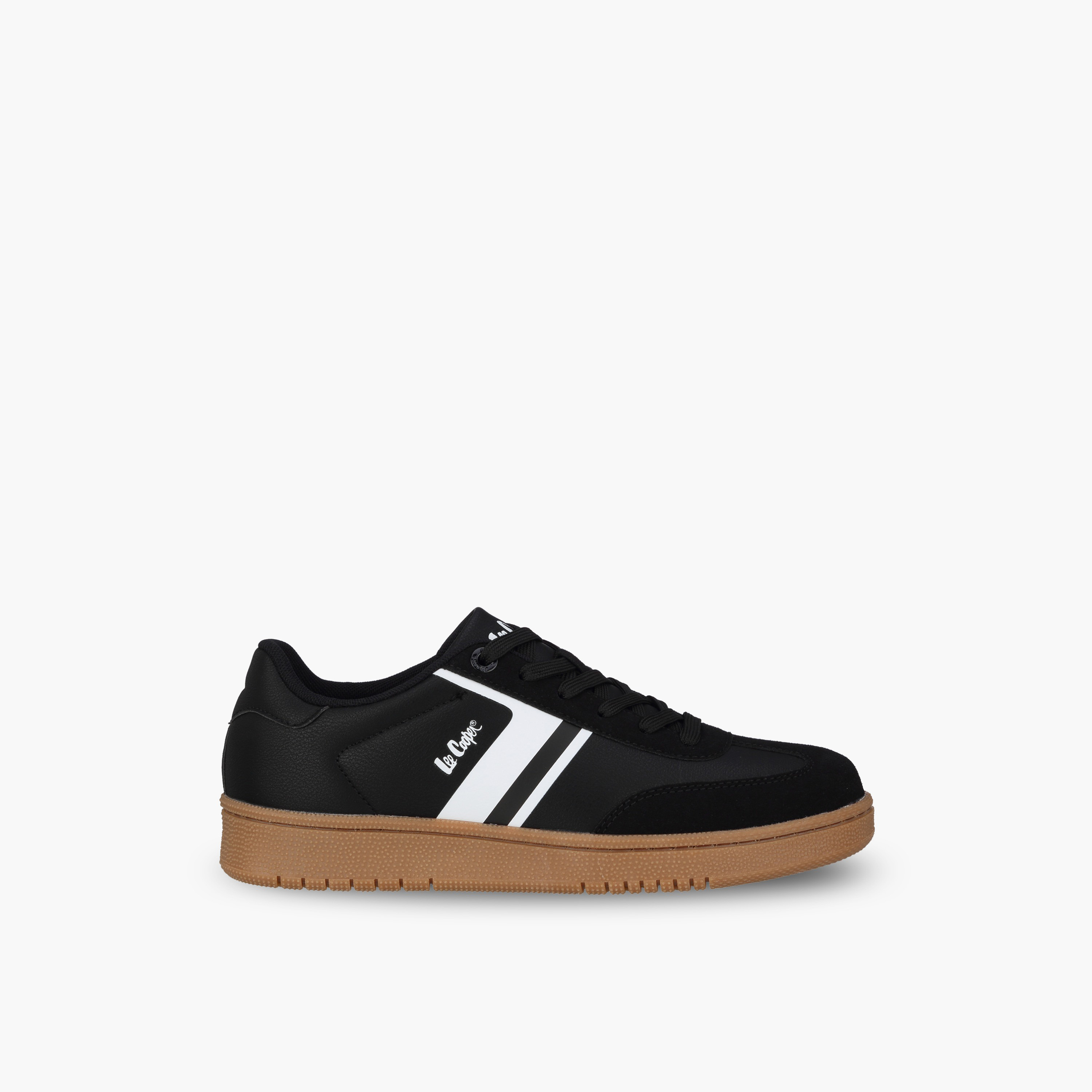 Lee Cooper Women Striped Lace-Up Ankle Sneakers-women-shoes-sneakers-image-3