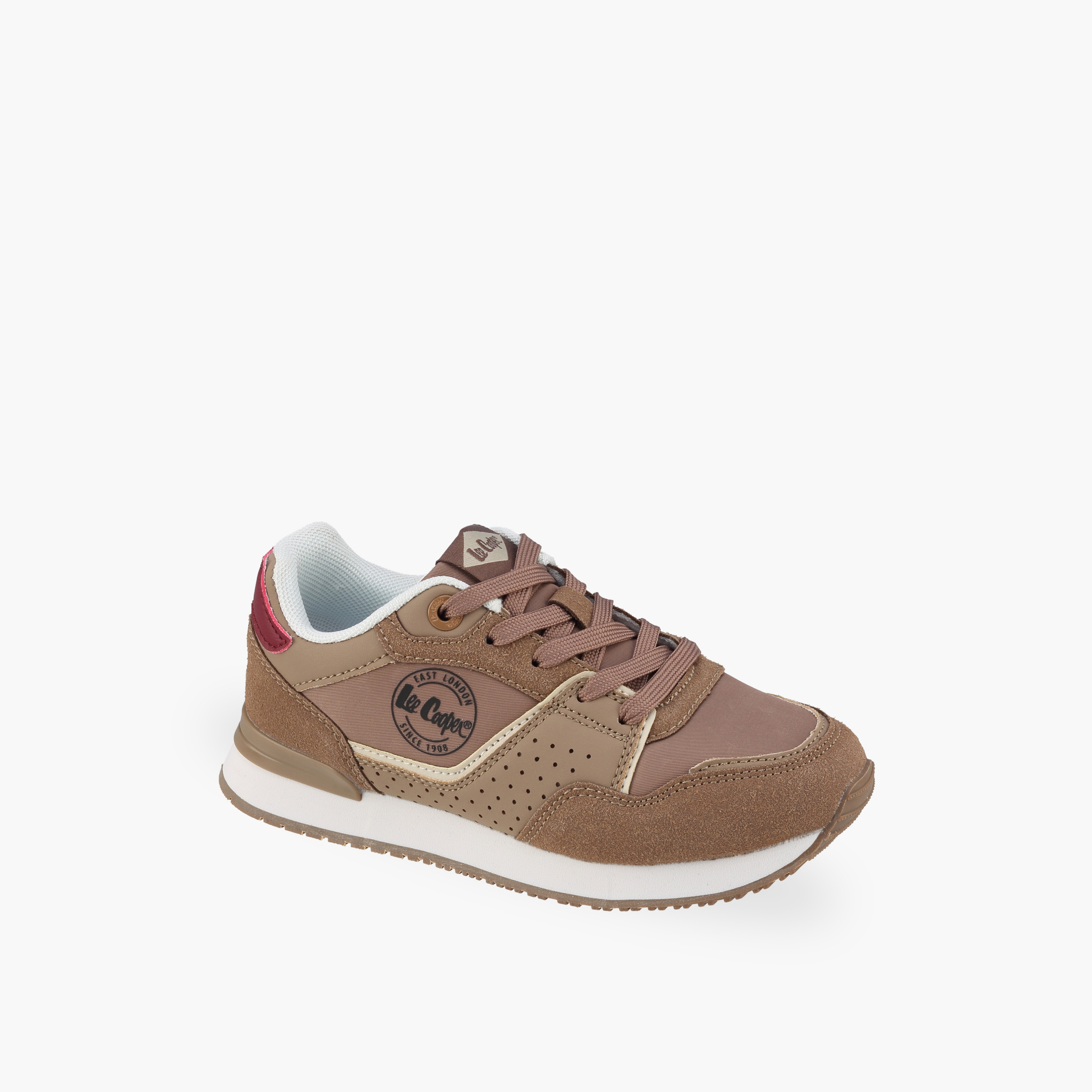 حذاء سنيكرز للأولاد مع خيوط للتثبيت وتصميم ملون من لي كوبر-boys-shoes-sneakers-image-2