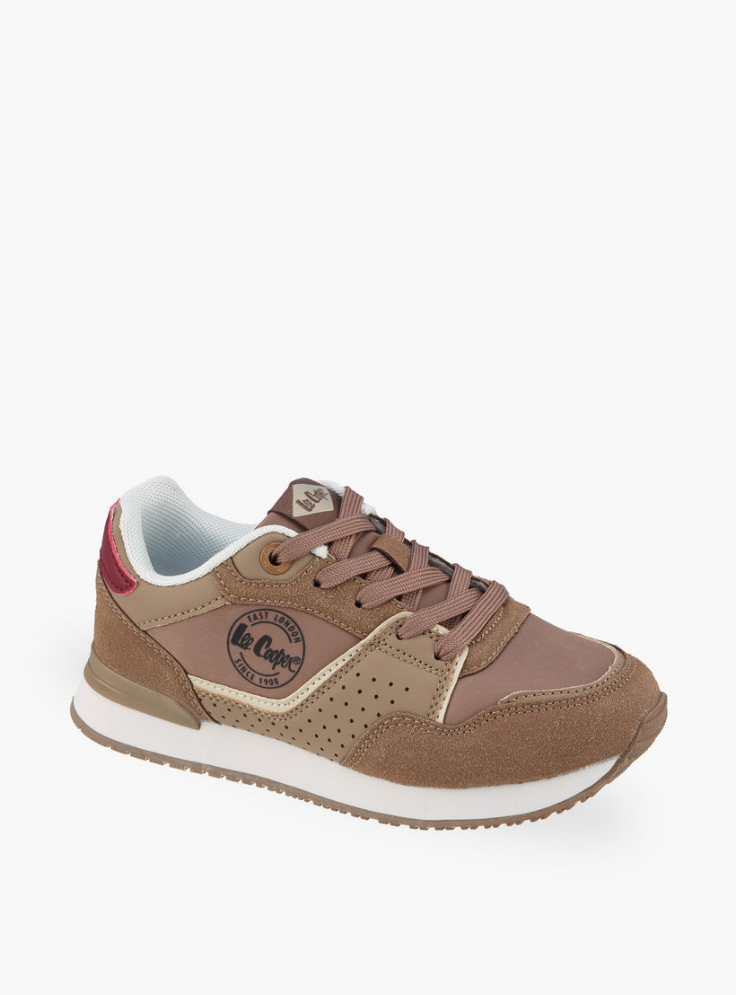 حذاء سنيكرز للأولاد مع خيوط للتثبيت وتصميم ملون من لي كوبر-boys-shoes-sneakers-image-2