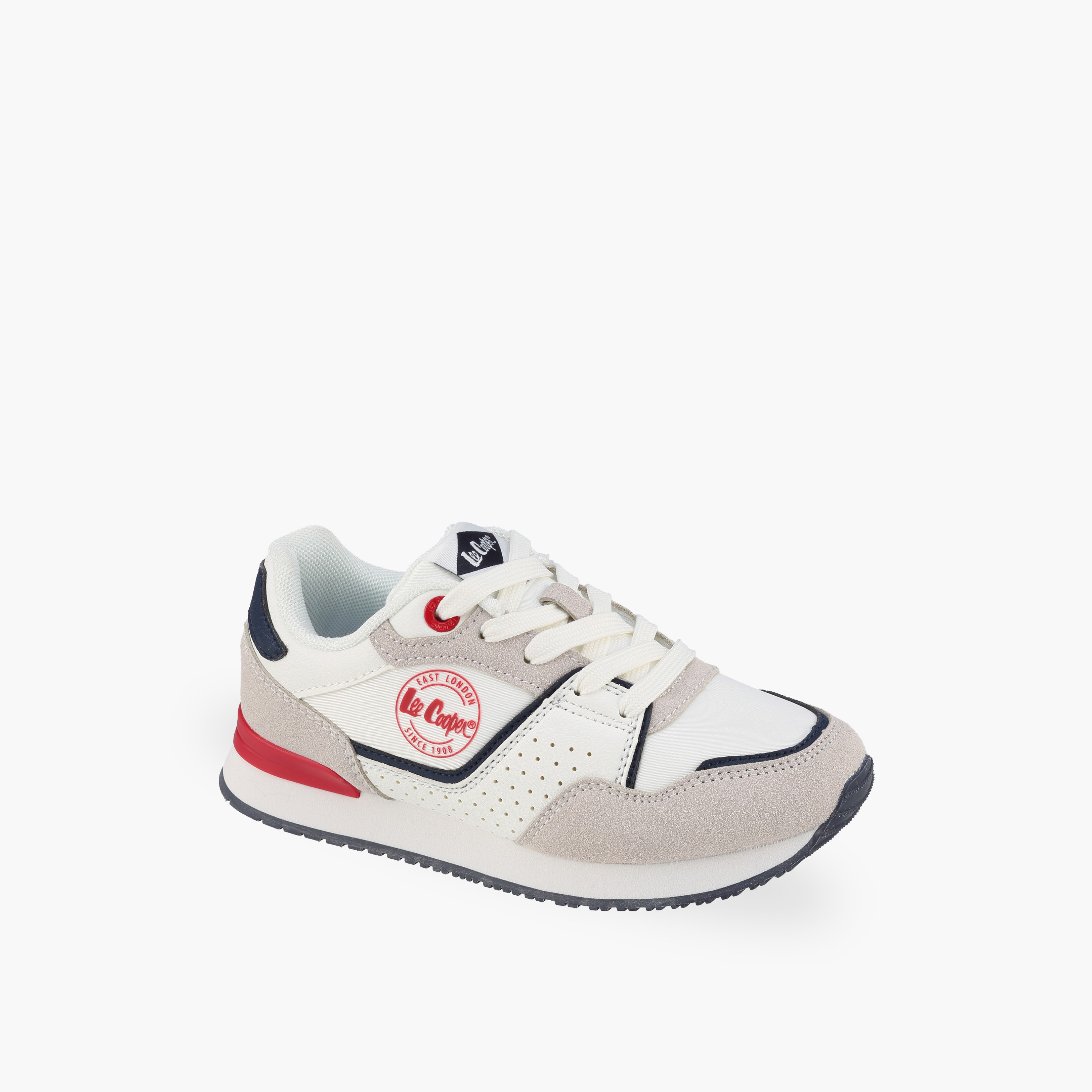 حذاء سنيكرز للأولاد مع خيوط للتثبيت وتصميم ملون من لي كوبر-boys-shoes-sneakers-image-2
