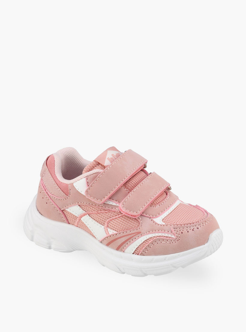 حذاء سنيكرز طول الكاحل بألواح وشريط إغلاق للبنات من لي كوبر-girls-shoes-sneakers-image-2