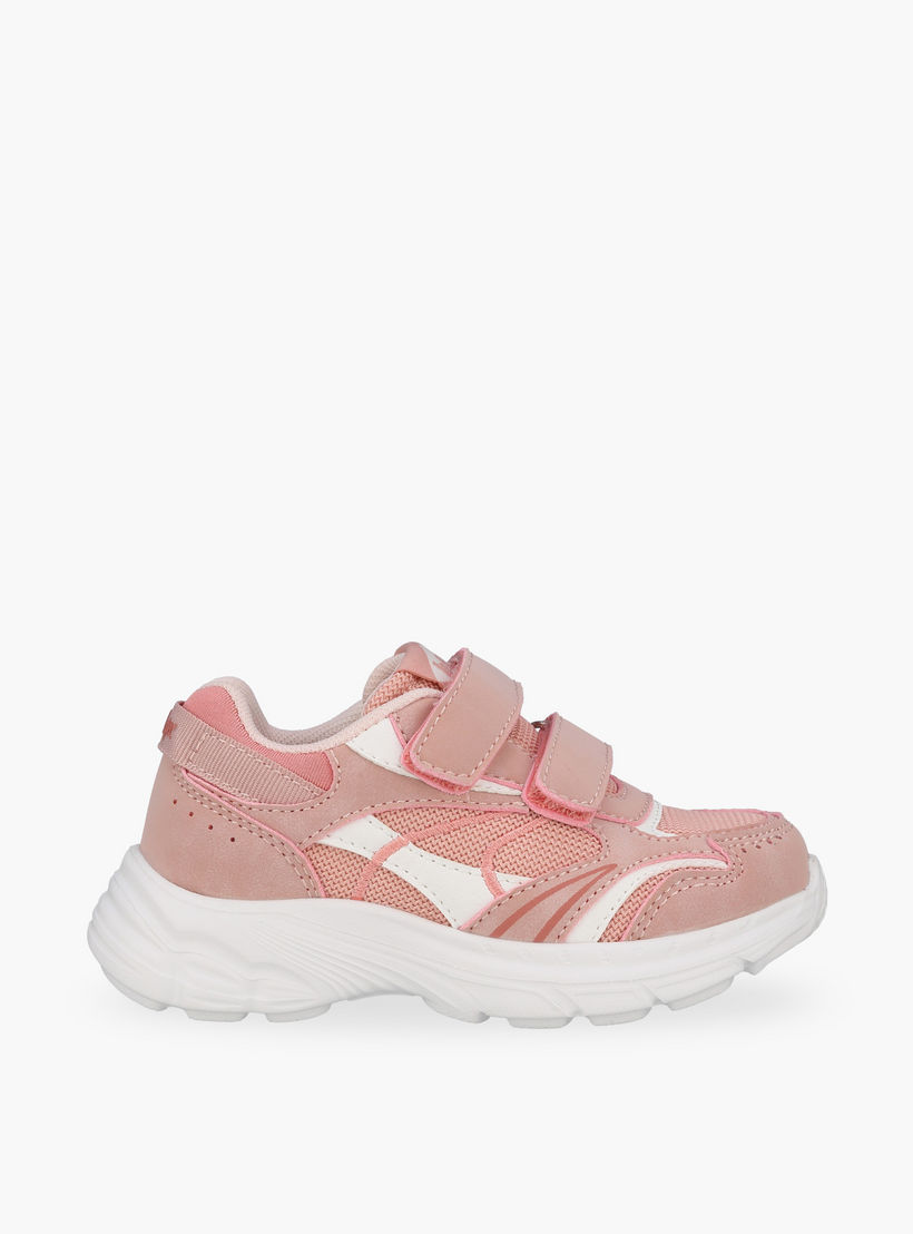 حذاء سنيكرز طول الكاحل بألواح وشريط إغلاق للبنات من لي كوبر-girls-shoes-sneakers-image-3