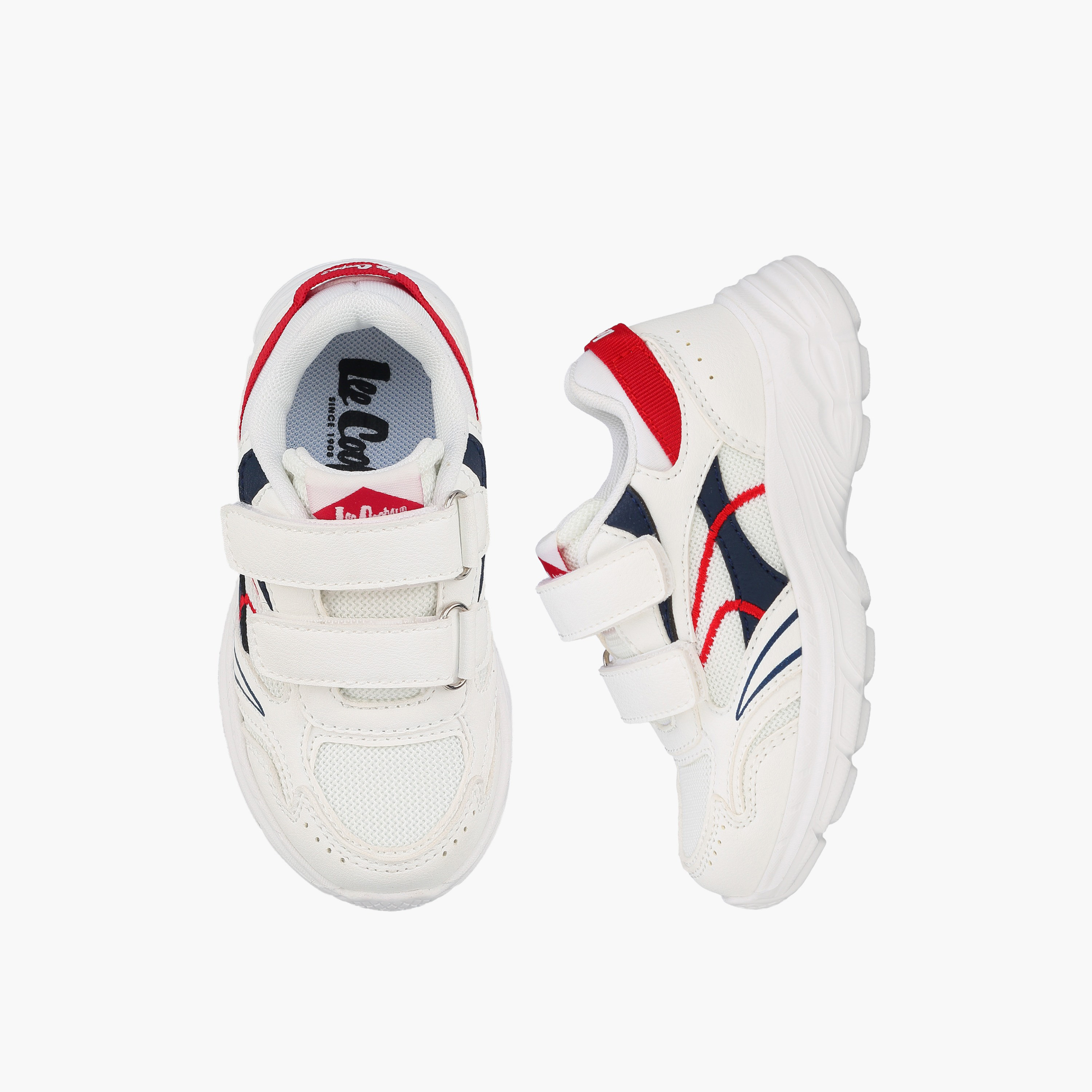 Lee Cooper Girls Panelled Hook & Loop Ankle Sneakers-girls-shoes-sneakers-image-1
