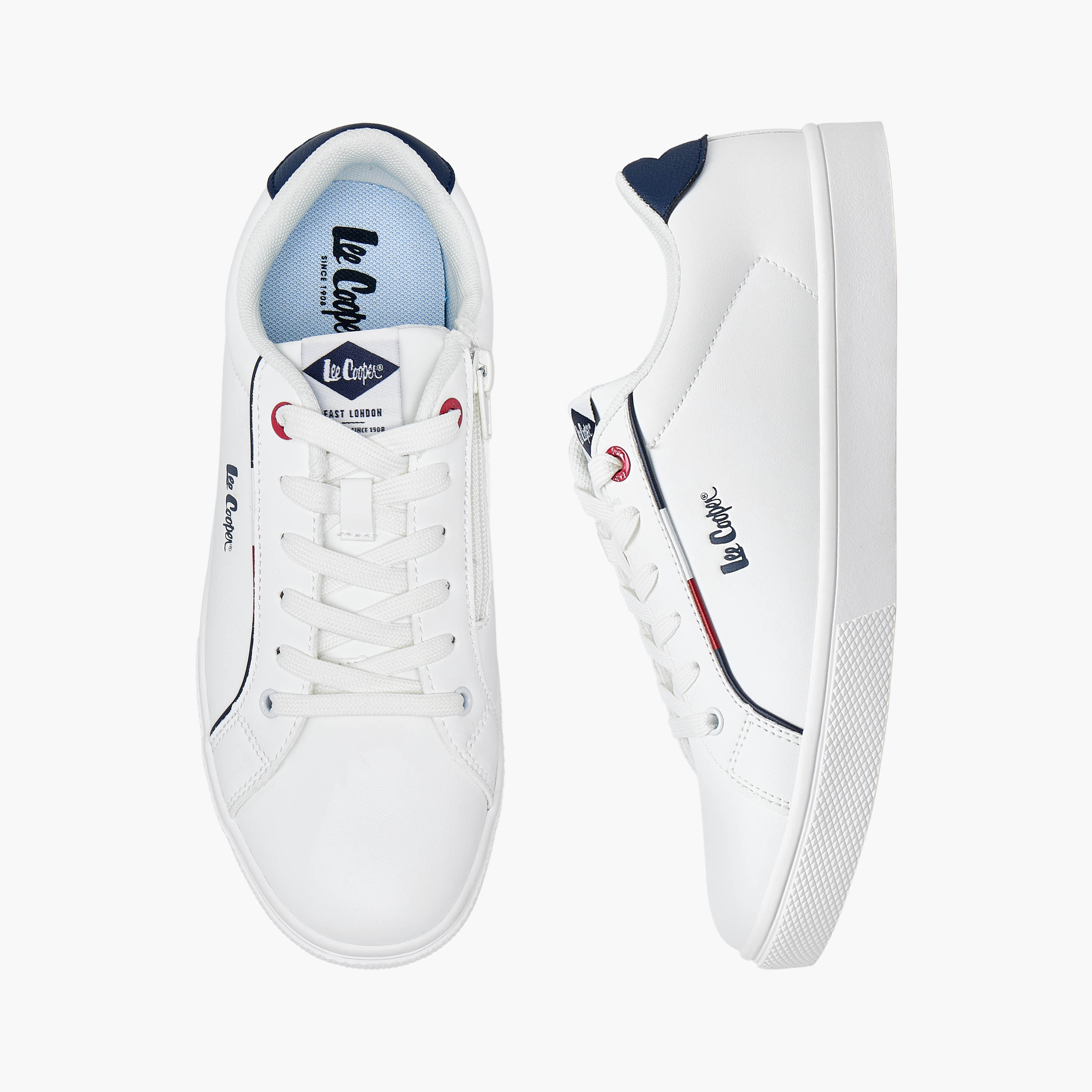 حذاء سنيكرز بطول الكاحل ورباط إغلاق للأولاد من لي كوبر-boys-shoes-sneakers-image-1