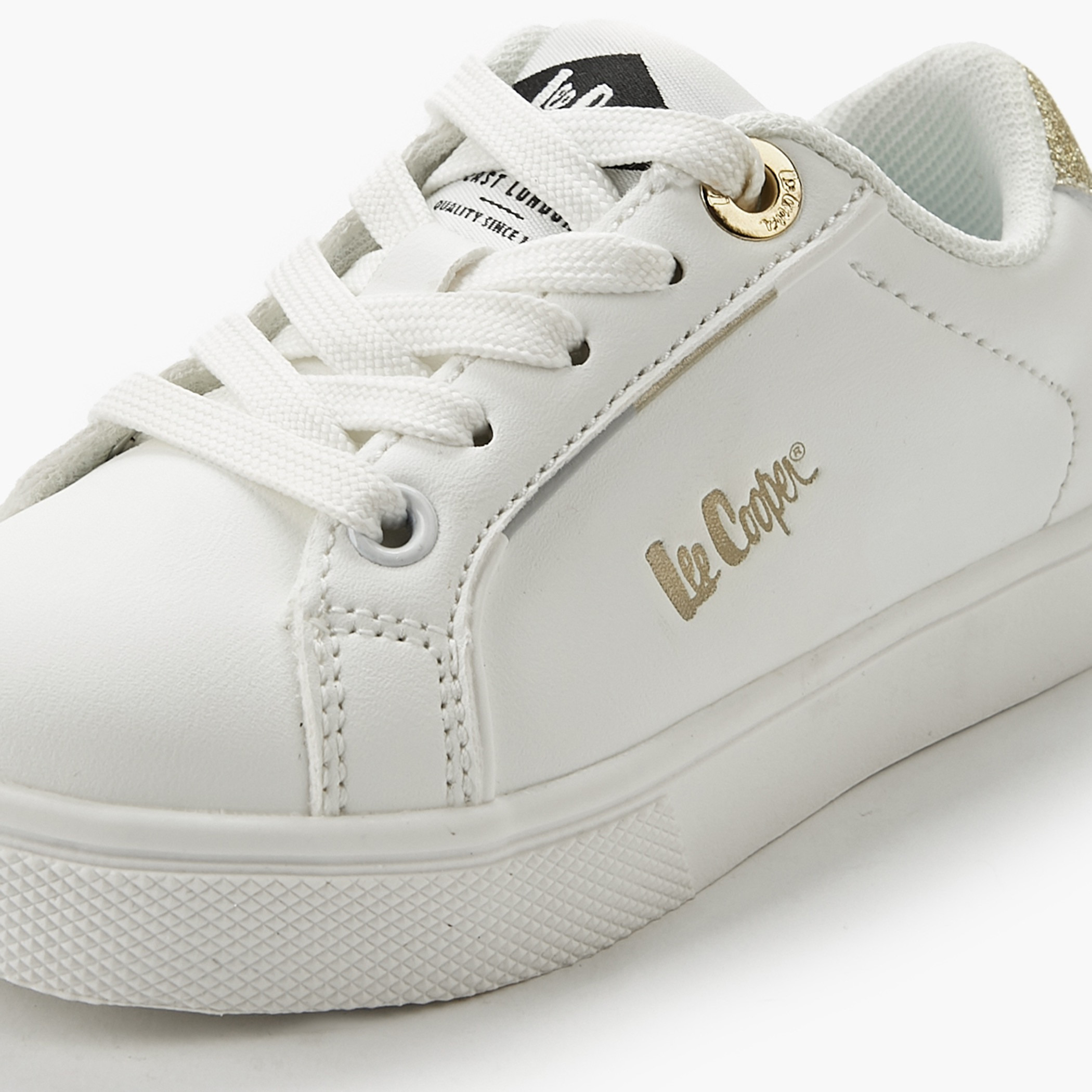 Lee Cooper Girls Lace-Up Ankle Sneakers-girls-shoes-sneakers-image-4