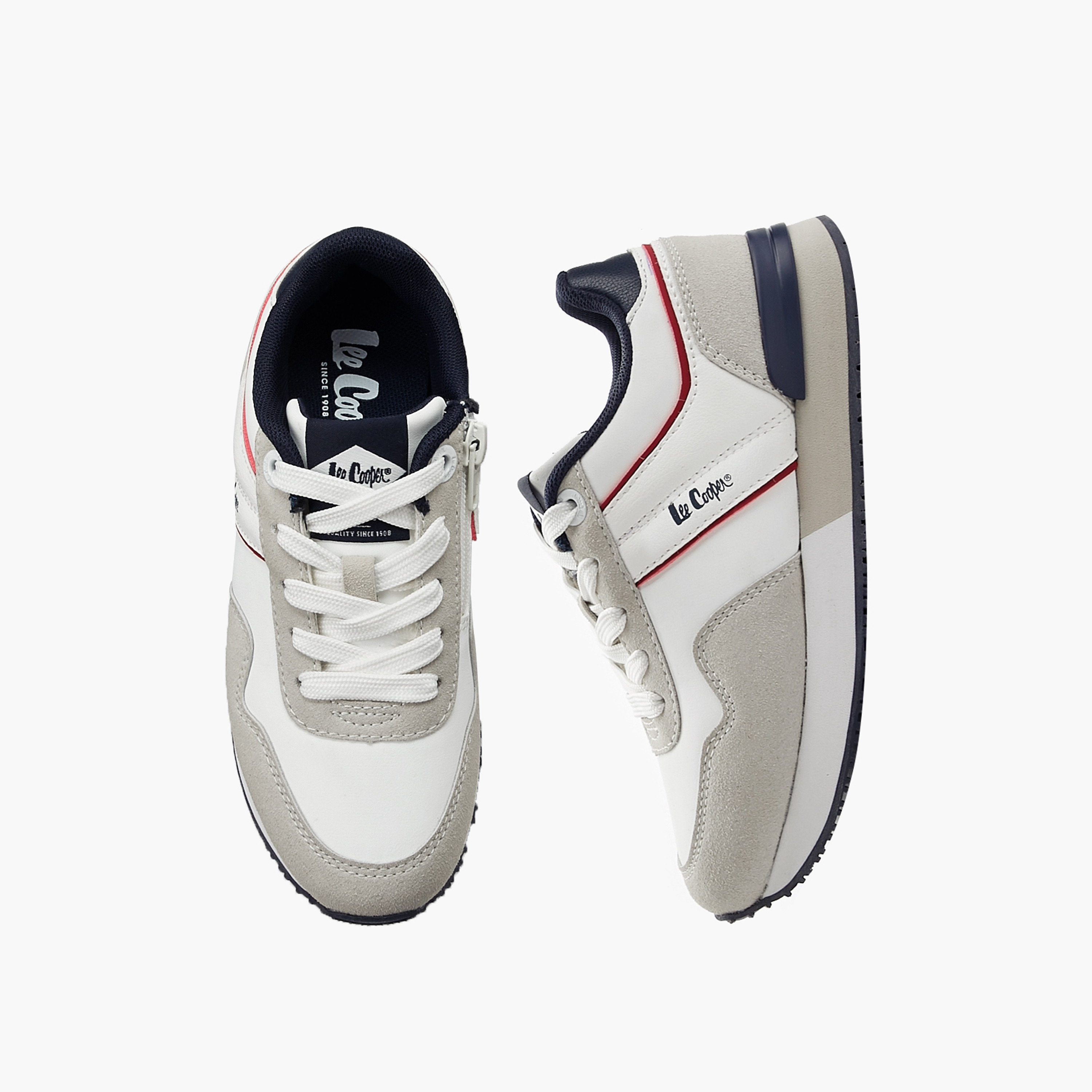 حذاء سنيكرز طول الكاحل برباط إغلاق للأولاد من لي كوبر-boys-shoes-sneakers-image-1
