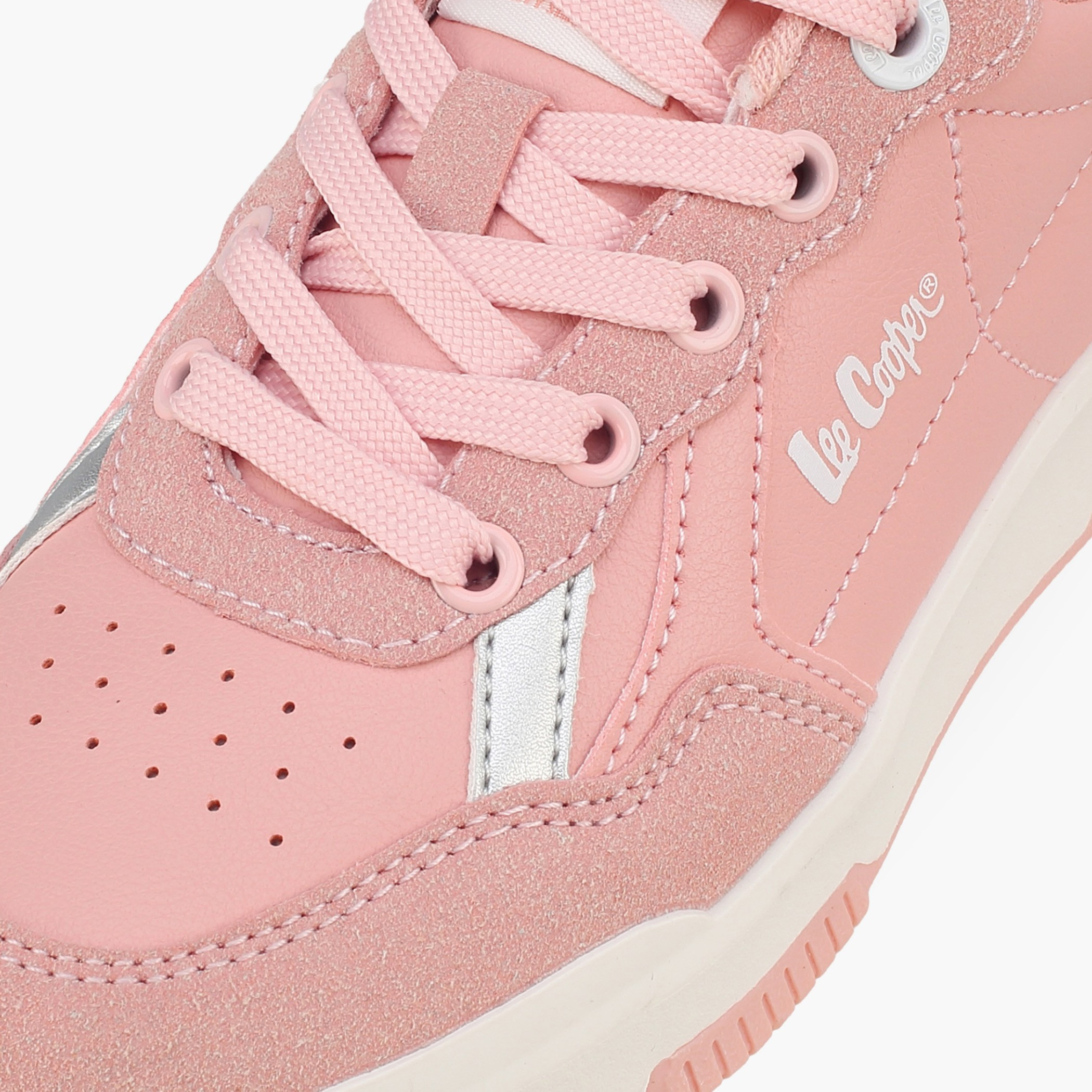 Lee Cooper Girls Lace-Up Ankle Sneakers-girls-shoes-sneakers-image-4