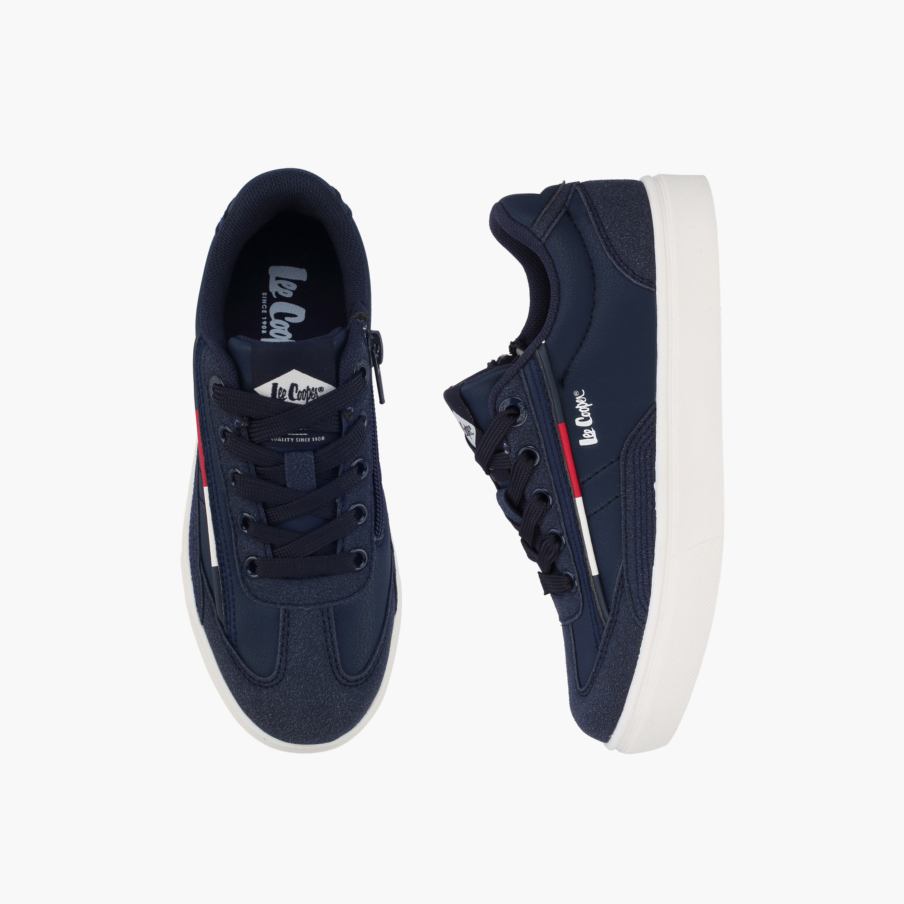 Lee Cooper Boys Lace-Up Ankle Sneakers-boys-shoes-sneakers-image-1