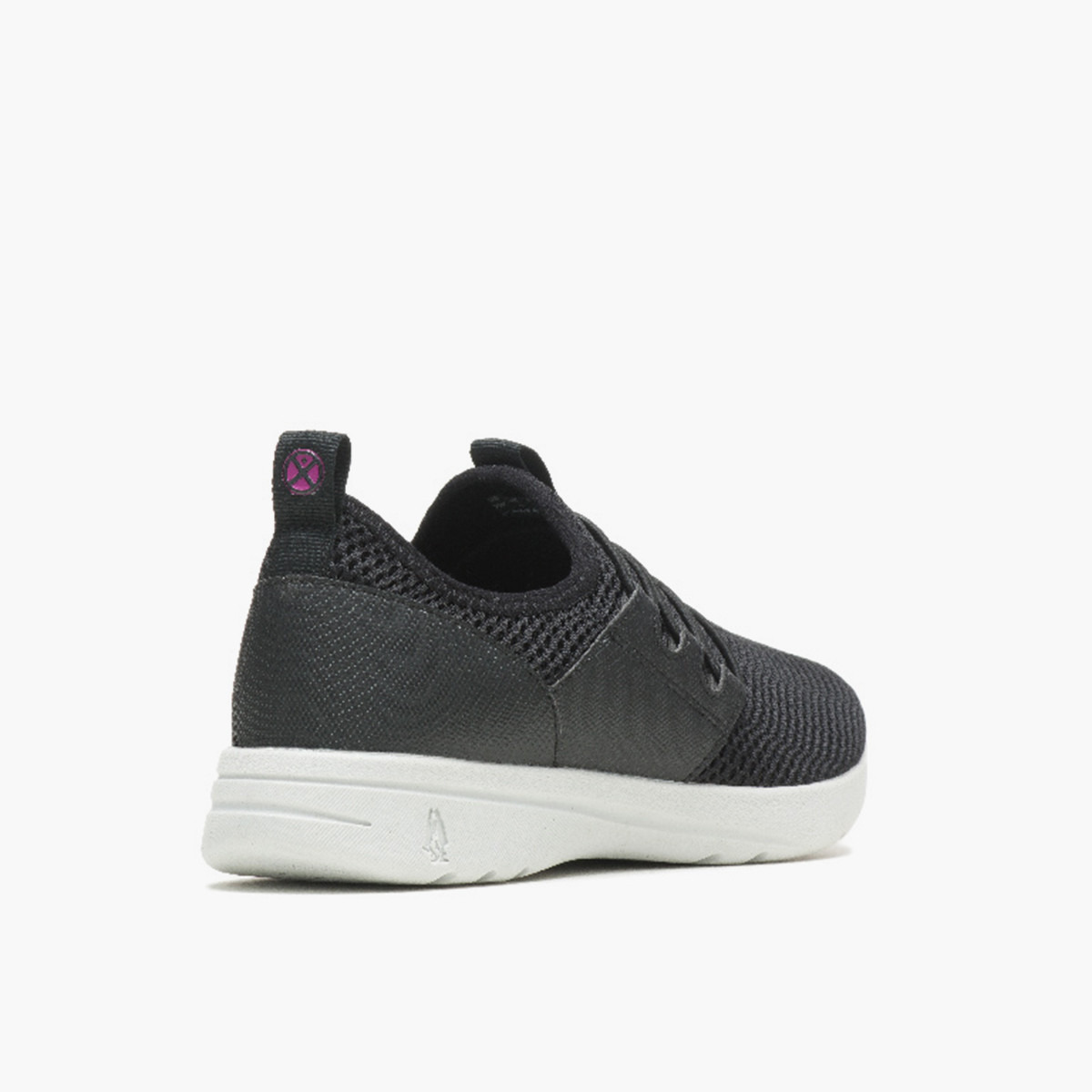 أحذية هاش بابيز للنساء بلون أسود و مزين بنسيج مع بنجي جيد سليب-women-shoes-sneakers-image-2