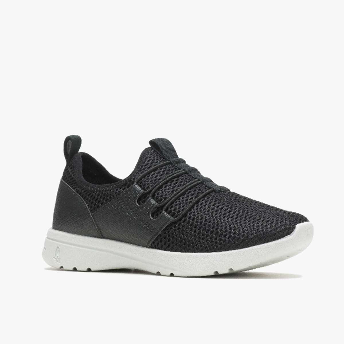 أحذية هاش بابيز للنساء بلون أسود و مزين بنسيج مع بنجي جيد سليب-women-shoes-sneakers-image-3