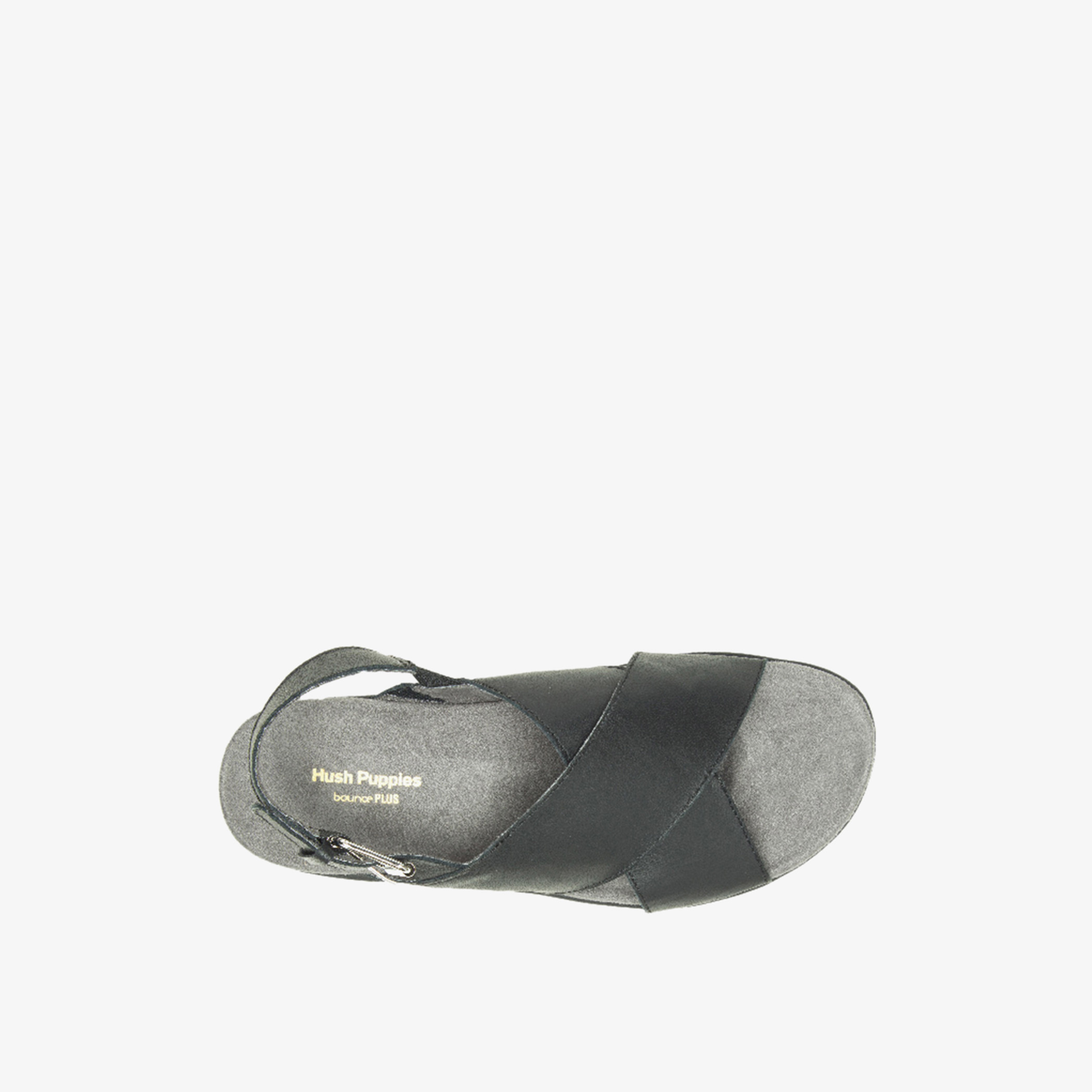 Hush Puppies Women Black Solid Dorri Slingback Criss Cross Sandals-women-shoes-sandals-flats-image-4