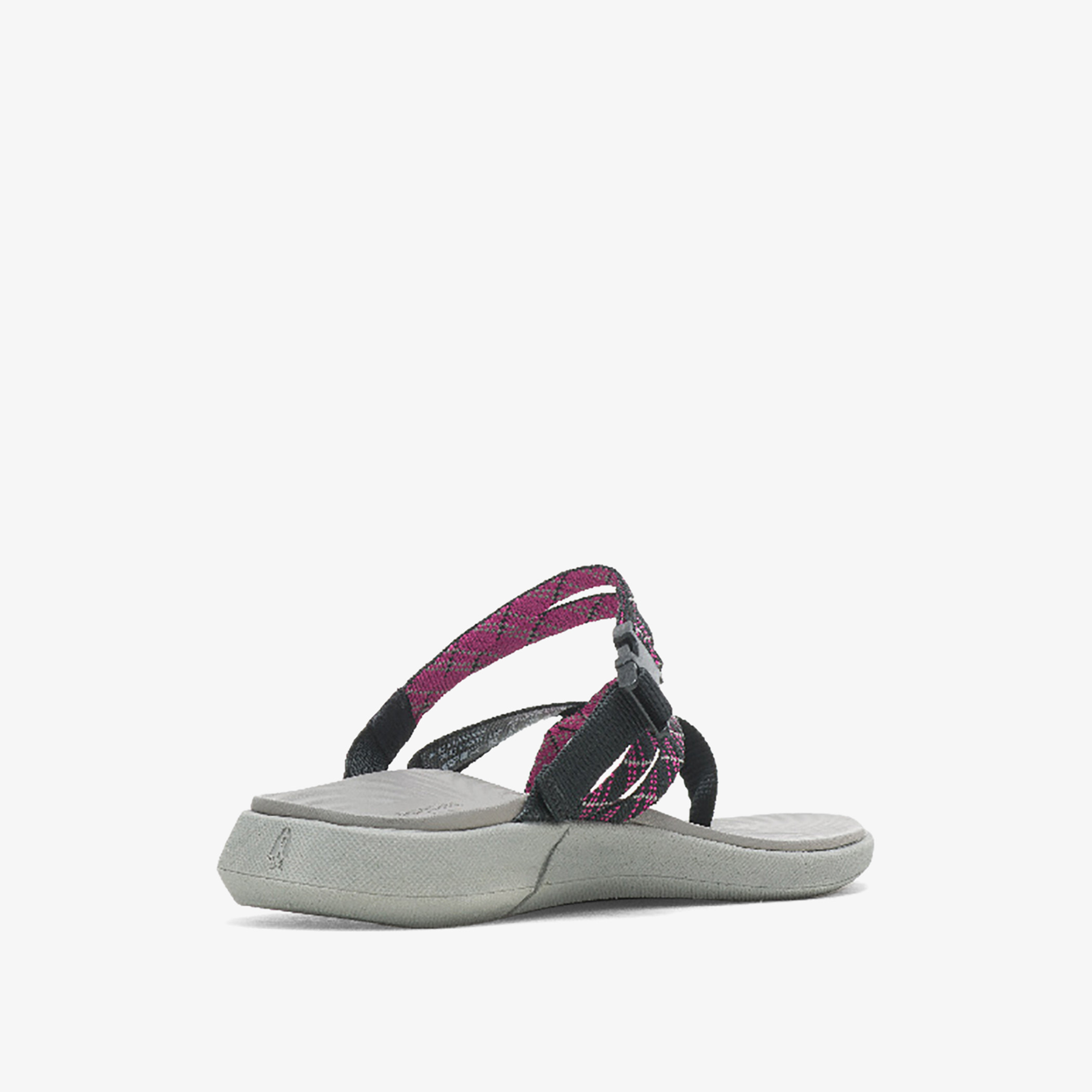 صندل هاش بابيز مسطح أسود بحمالات مزخرفة للنساء-women-shoes-sandals-flats-image-3