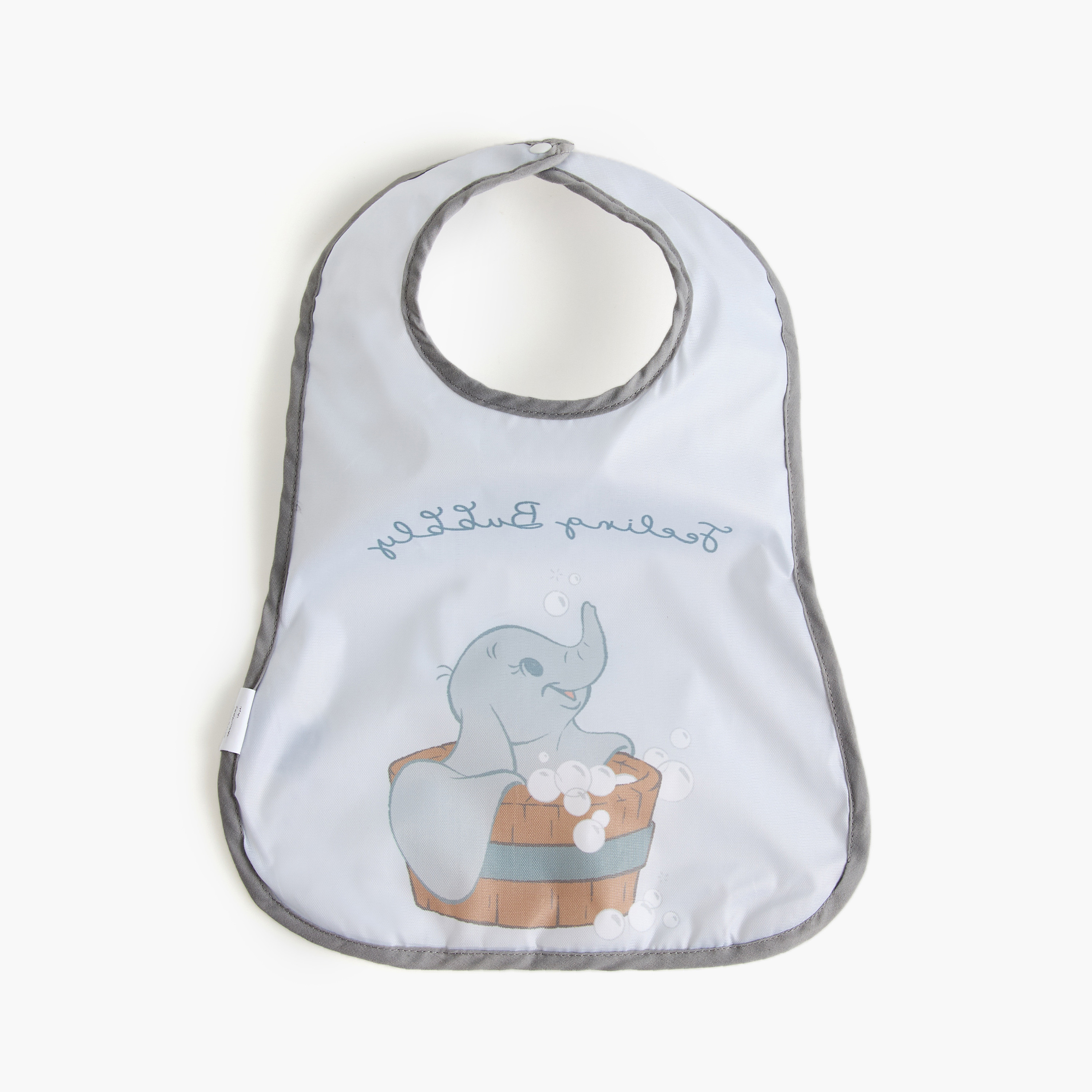 Disney Dumbo Print Bib with Button Closure - Set of 2-baby-feeding-bibs-image-4