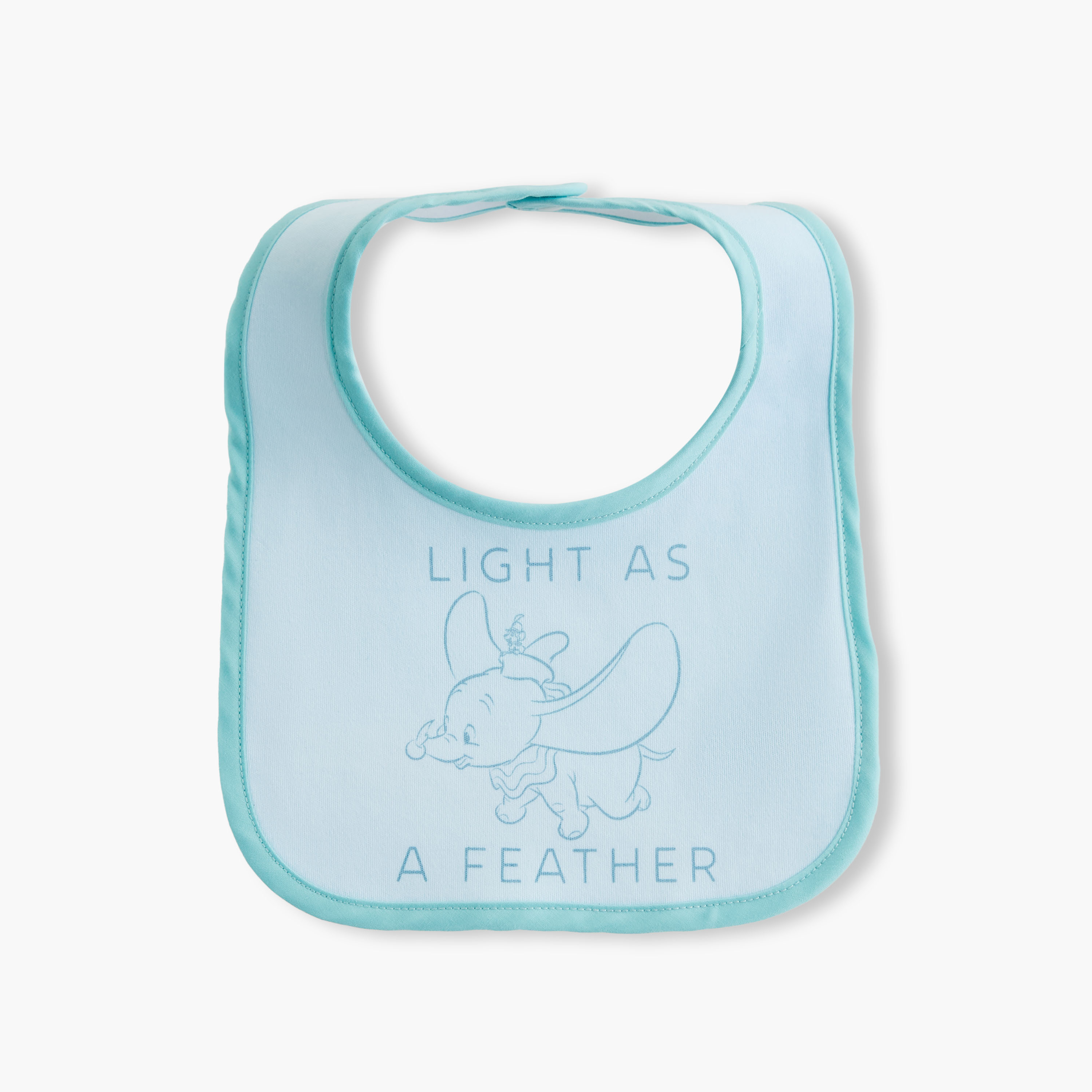 مريلة بزر إغلاق وطبعات دامبو من ديزني - طقم من 6 قطع-baby-feeding-bibs-image-3