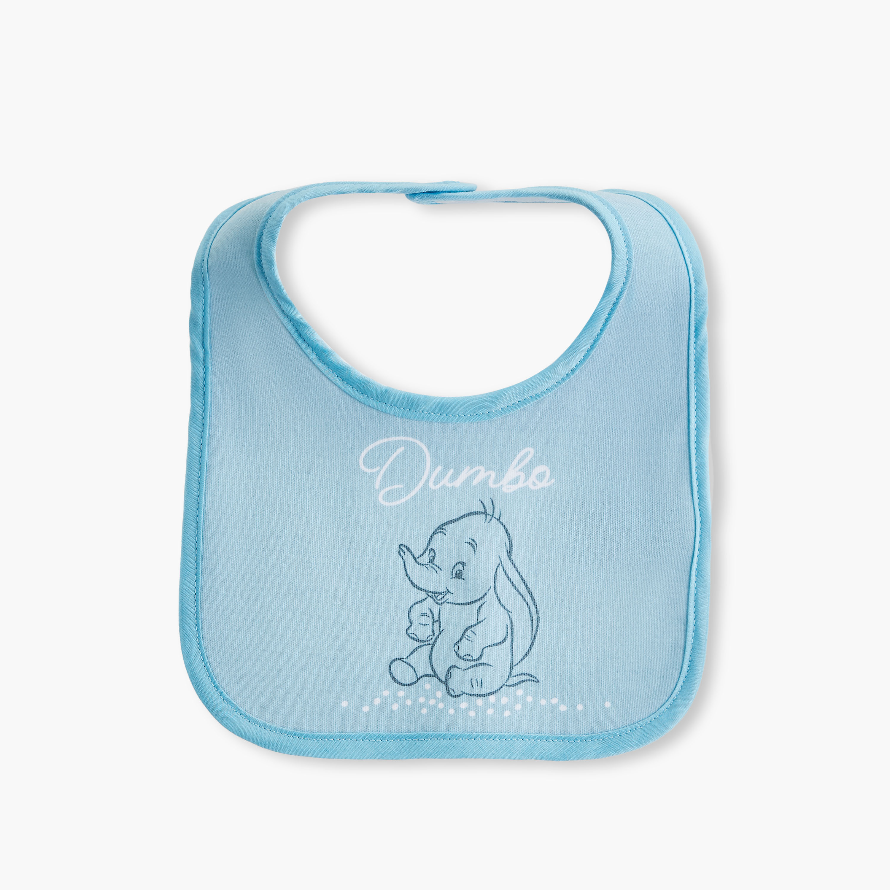 مريلة بزر إغلاق وطبعات دامبو من ديزني - طقم من 6 قطع-baby-feeding-bibs-image-6