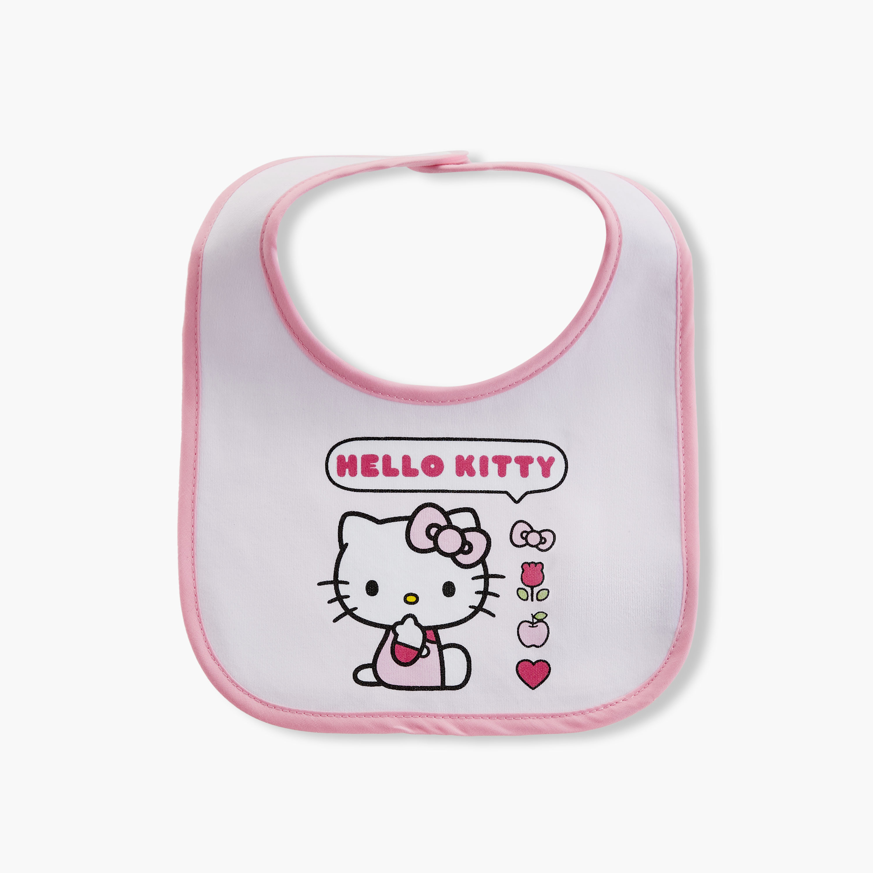 مريلة بزر إغلاق وطبعات هالو كيتي من ديزني - طقم من 6 قطع-baby-feeding-bibs-image-5