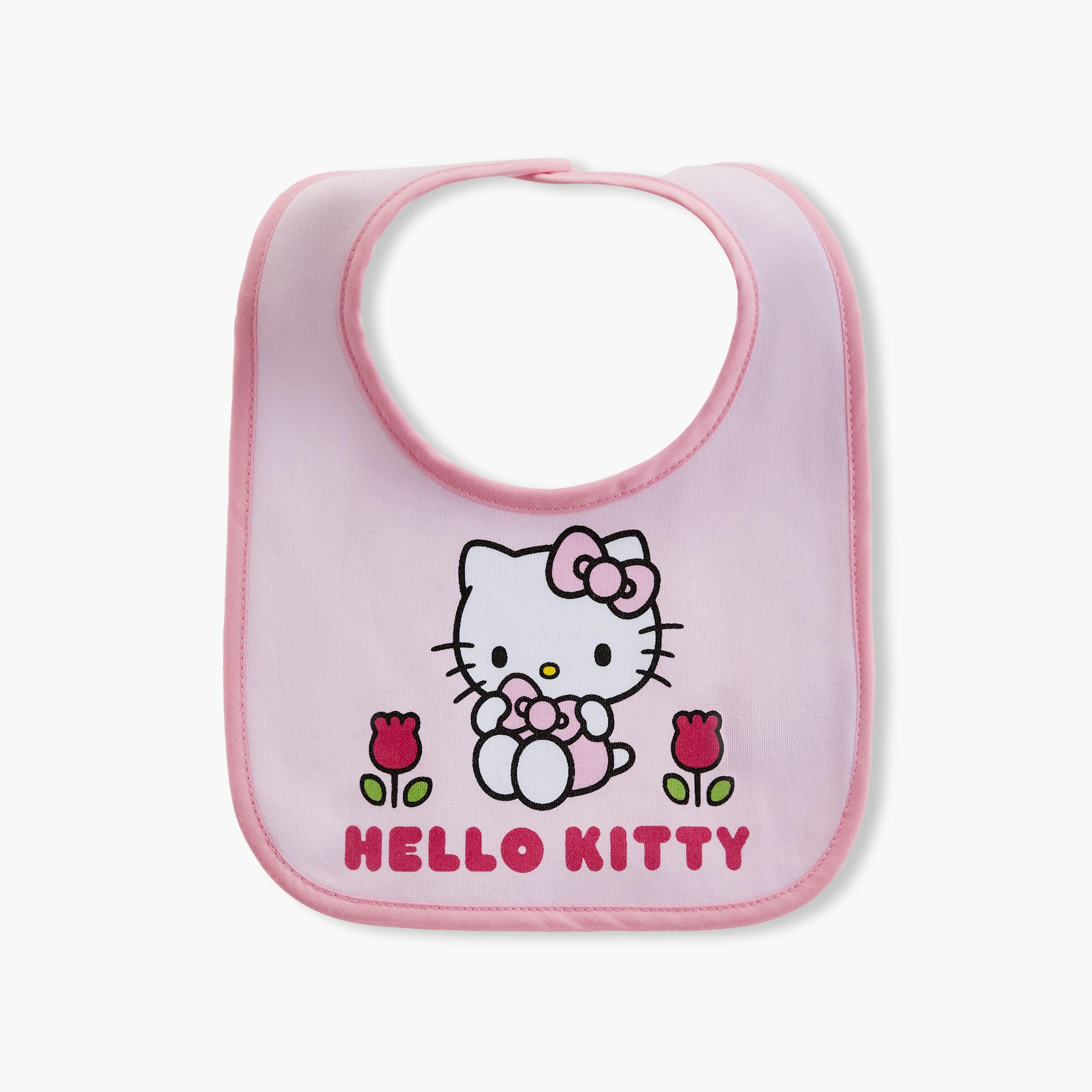 مريلة بزر إغلاق وطبعات هالو كيتي من ديزني - طقم من 6 قطع-baby-feeding-bibs-image-6