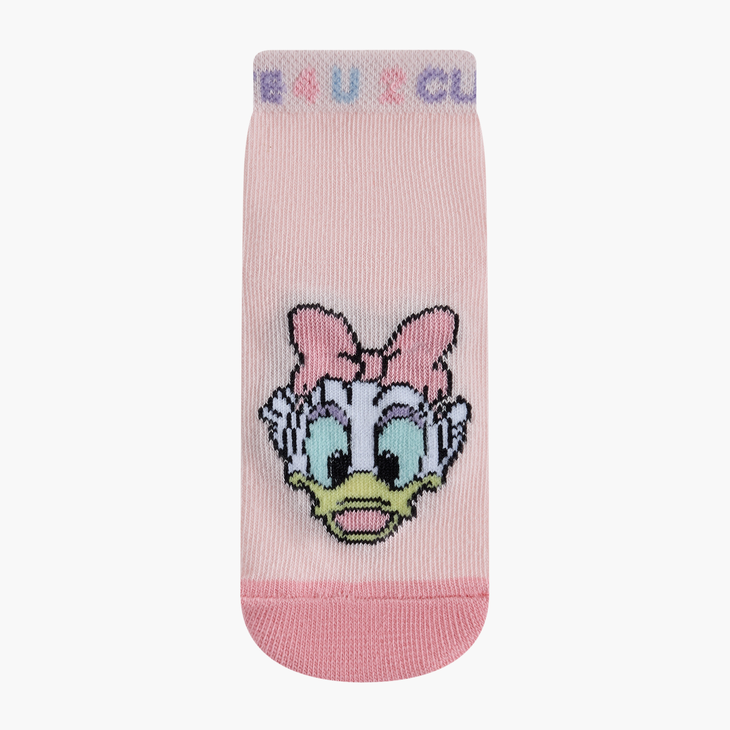 Disney Daisy Duck Print Ankle Length Socks - Set of 3-baby-girls-accessories-socks-image-2