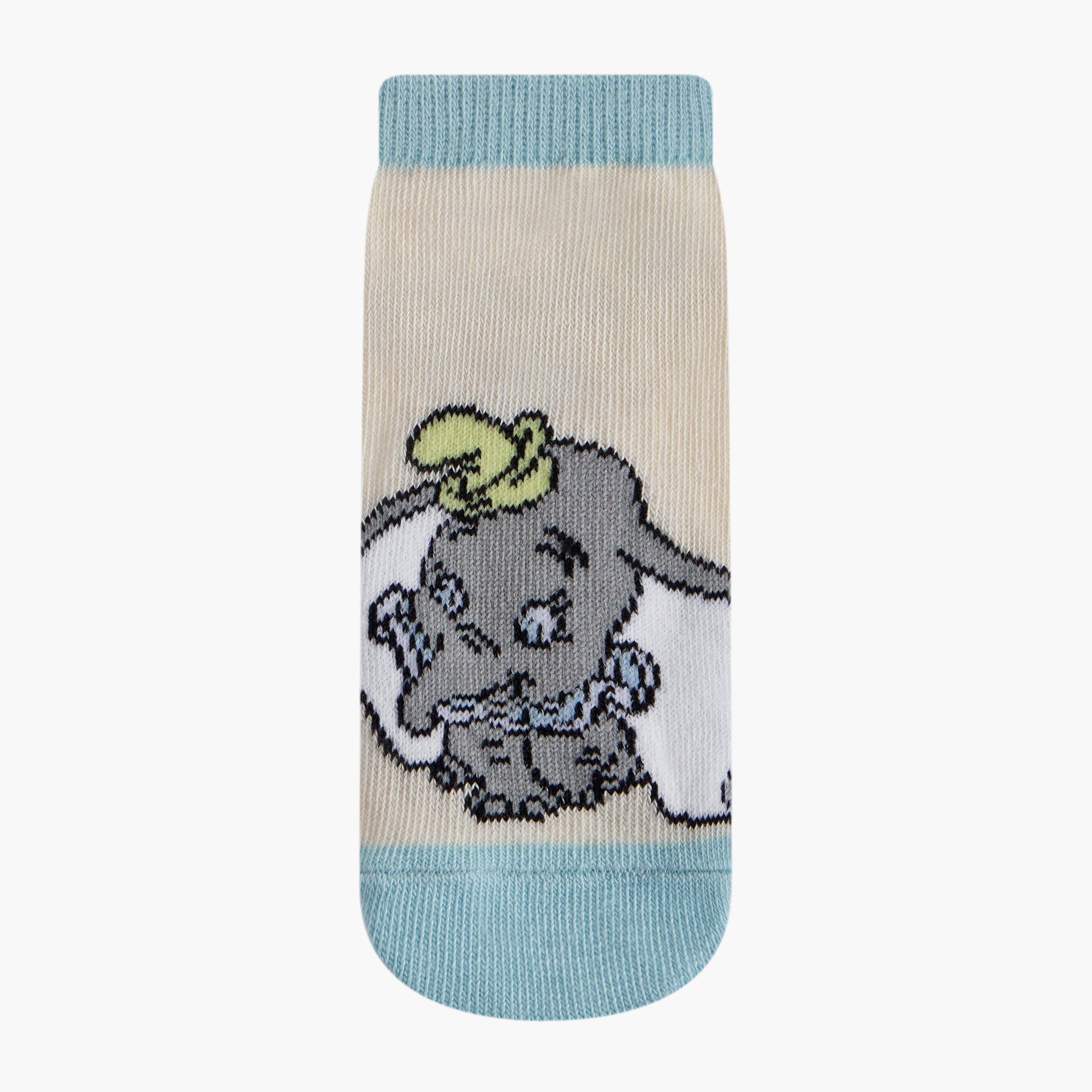 Disney Dumbo Print Ankle Length Socks - Set of 3-baby-boys-accessories-socks-image-2