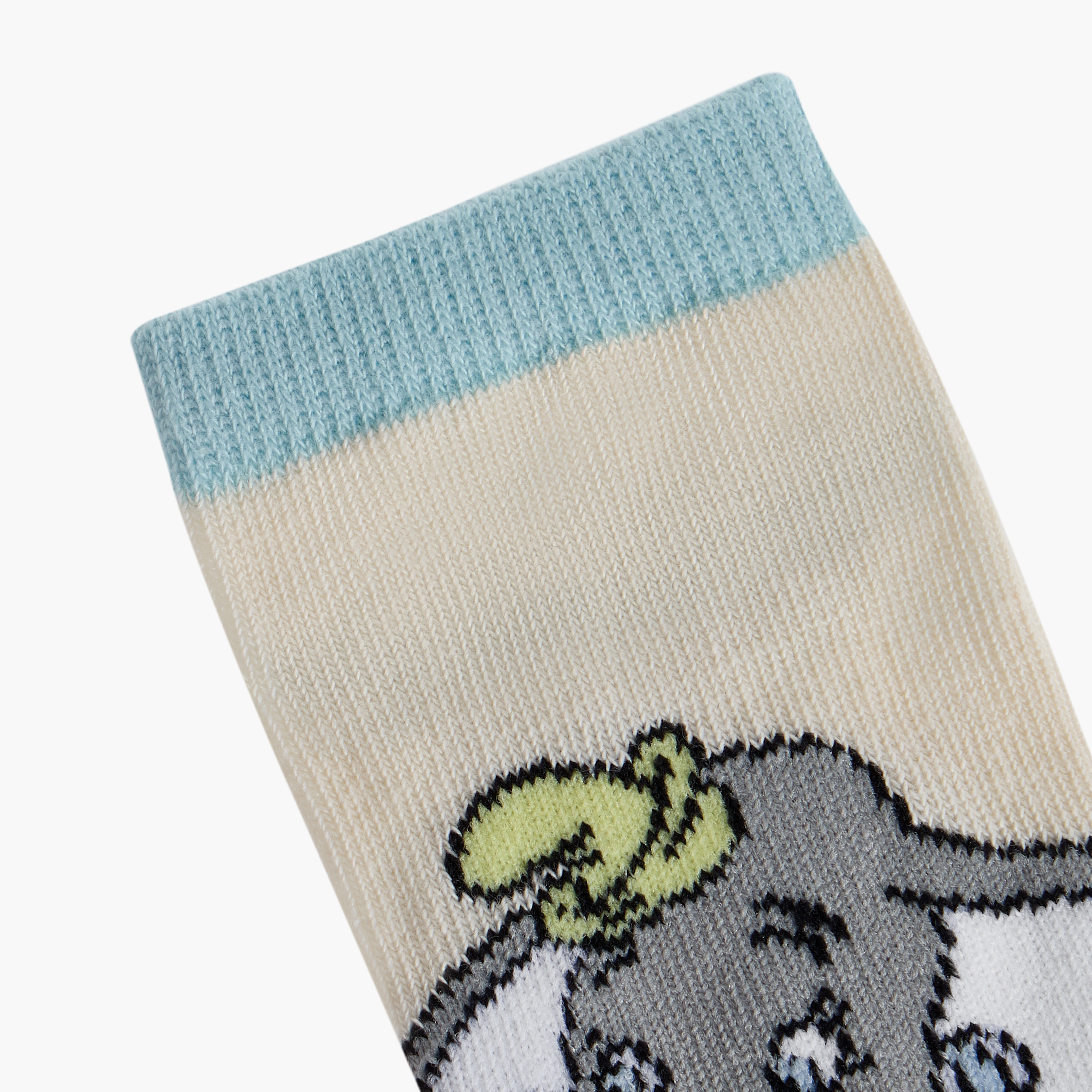 Disney Dumbo Print Ankle Length Socks - Set of 3-baby-boys-accessories-socks-image-5