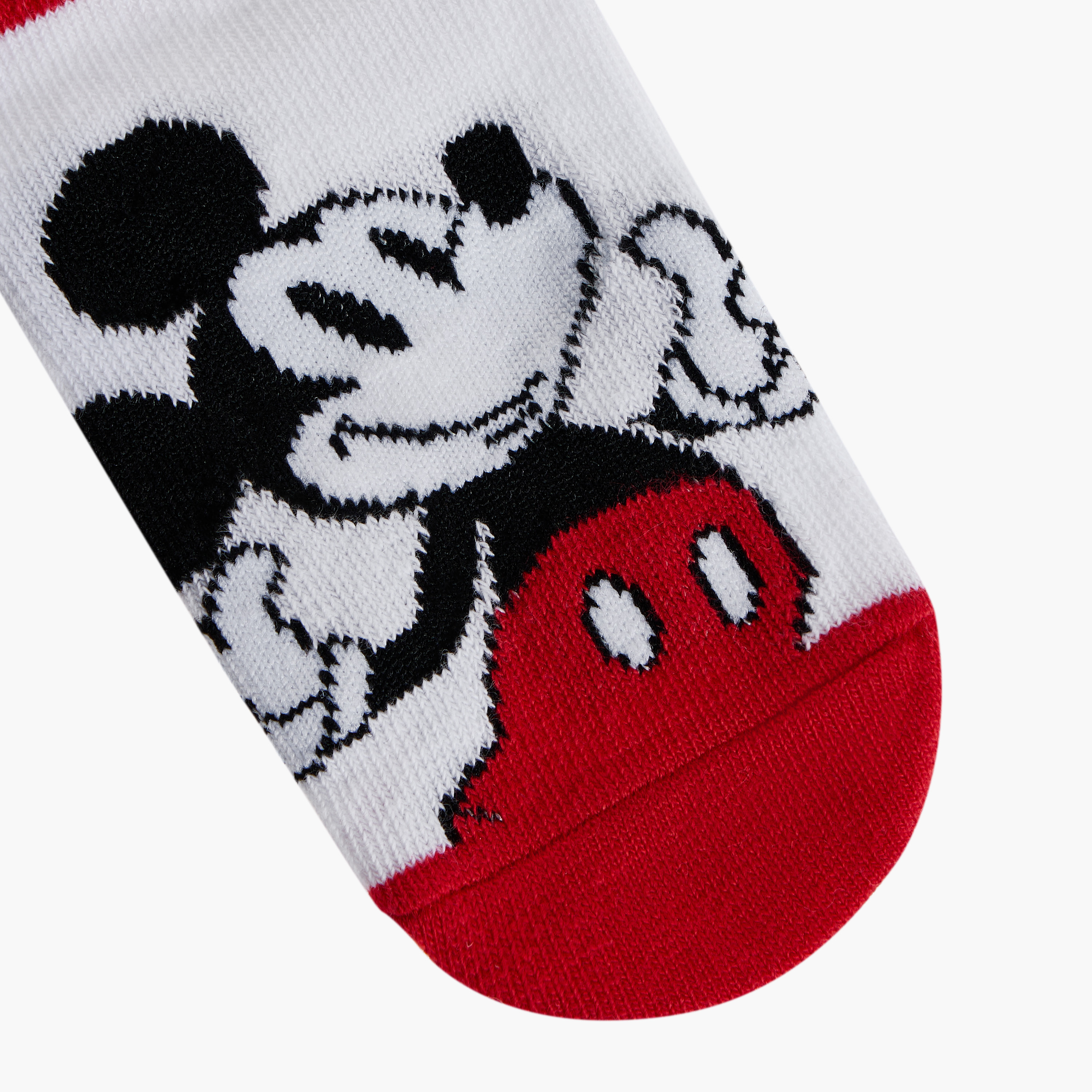 Disney Mickey Mouse Print Ankle Length Socks - Set of 3-baby-boys-accessories-socks-image-3
