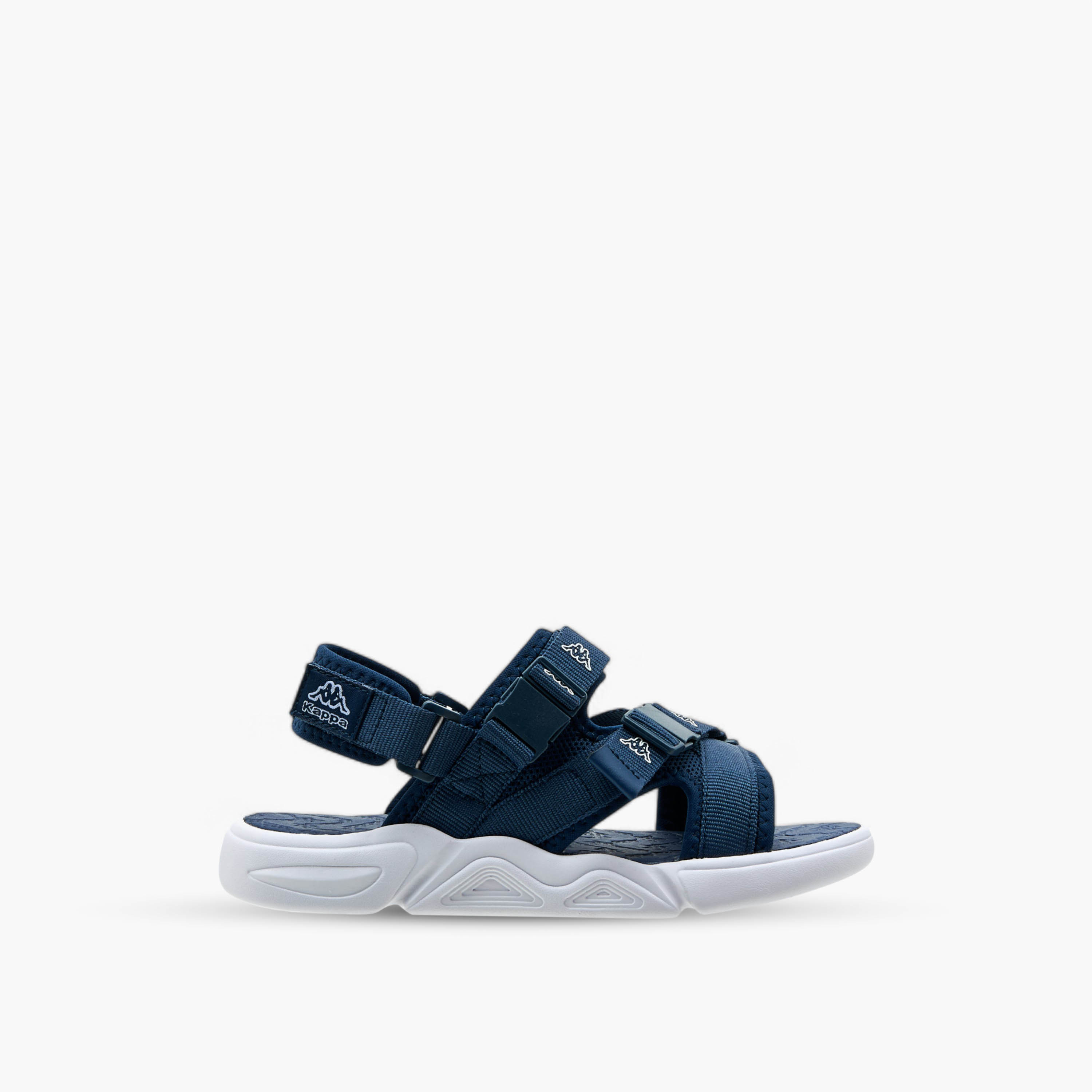 صندل مسطح بطبعات شعار وشريط إغلاق للأولاد من كابا-boys-shoes-sandals-image-2