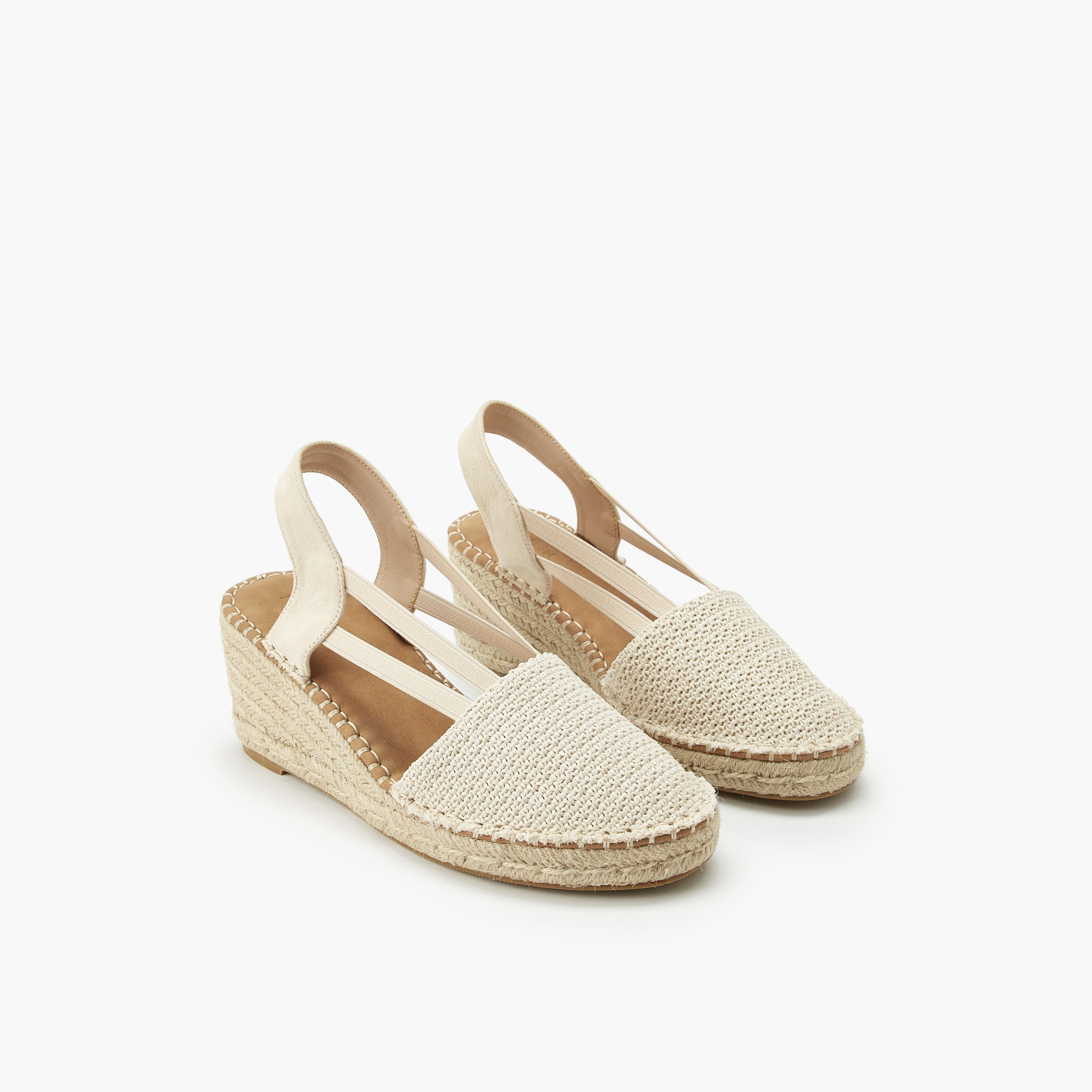 صندل إسبادريل بكعب ويدج وملمس بارز للنساء من بيبرمينت-women-shoes-sandals-heeled-image-1