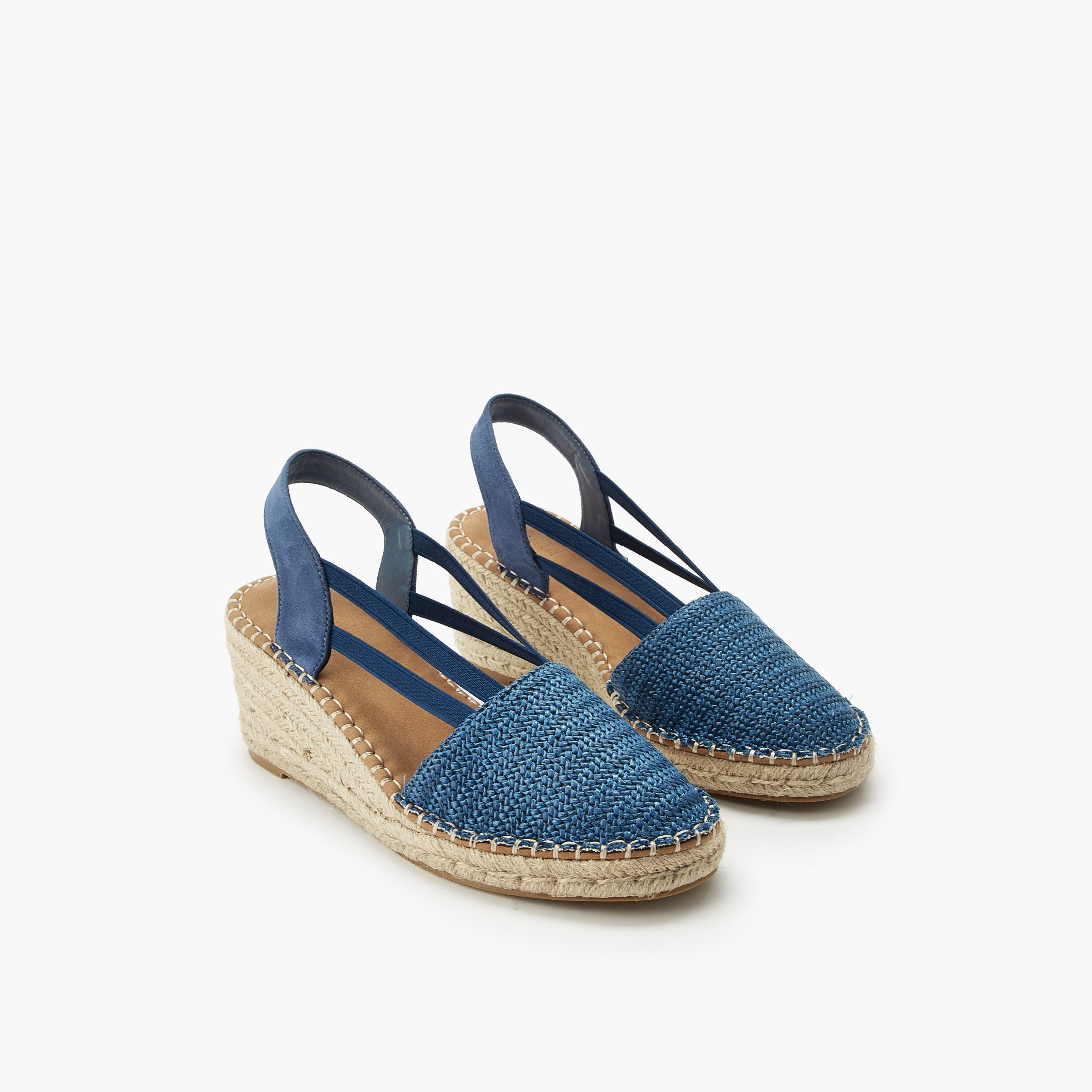 صندل إسبادريل بكعب ويدج وملمس بارز للنساء من بيبرمينت-women-shoes-sandals-heeled-image-1