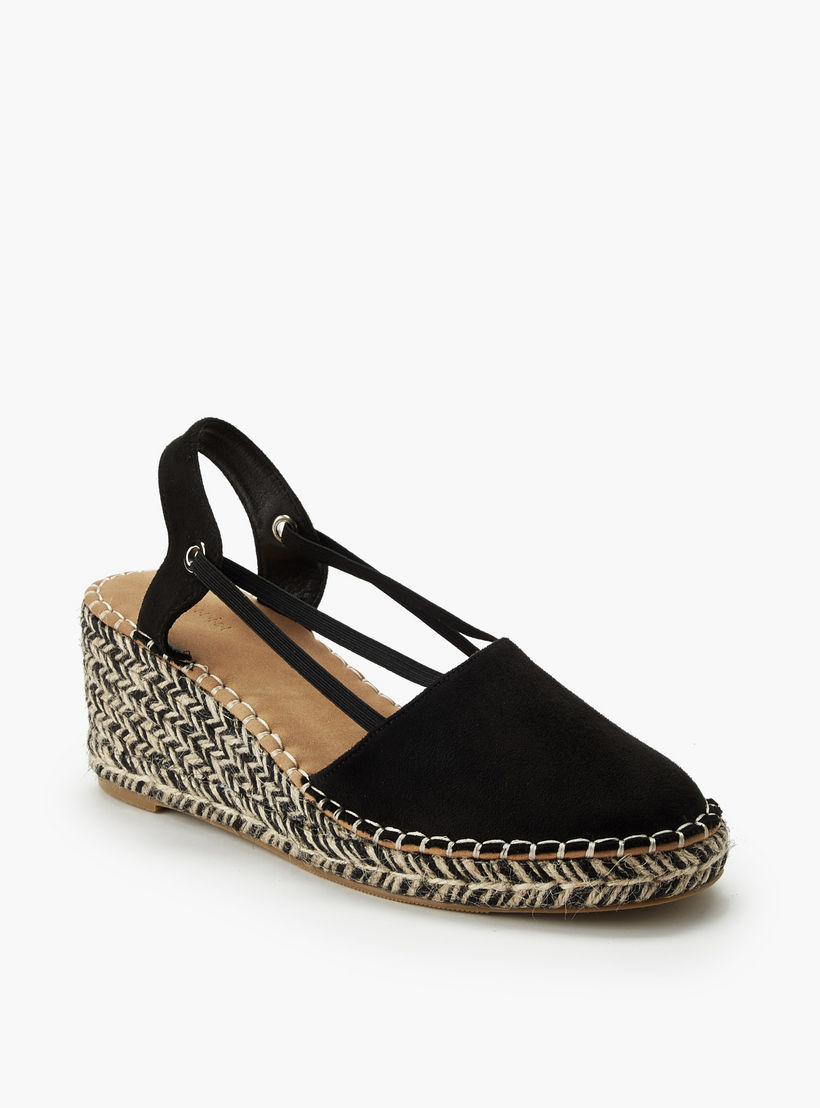 Peppermint Women Textured Wedge Heel Espadrille Sandals-women-shoes-sandals-heeled-image-2