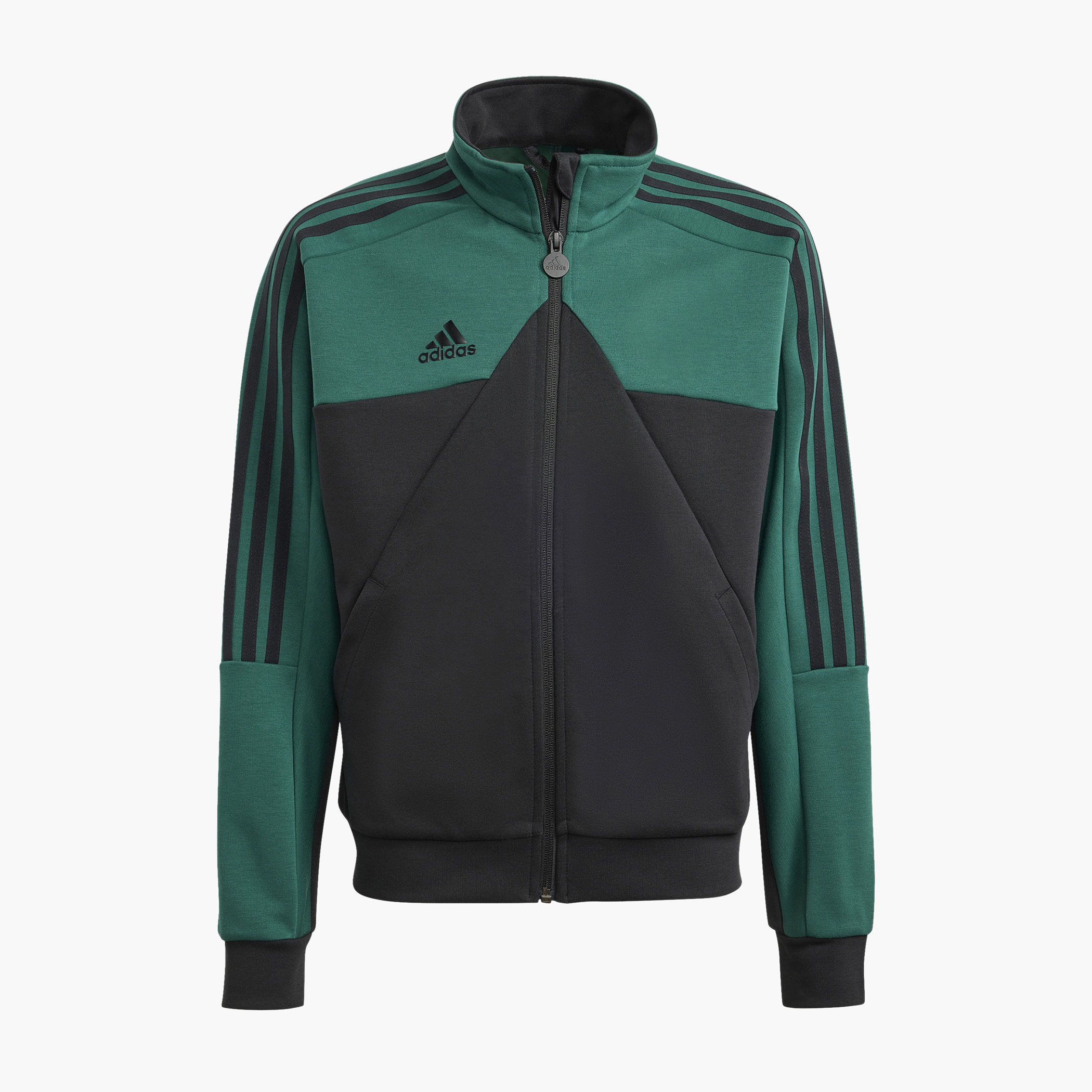 adidas Panelled Zip Through Jacket with High Neck