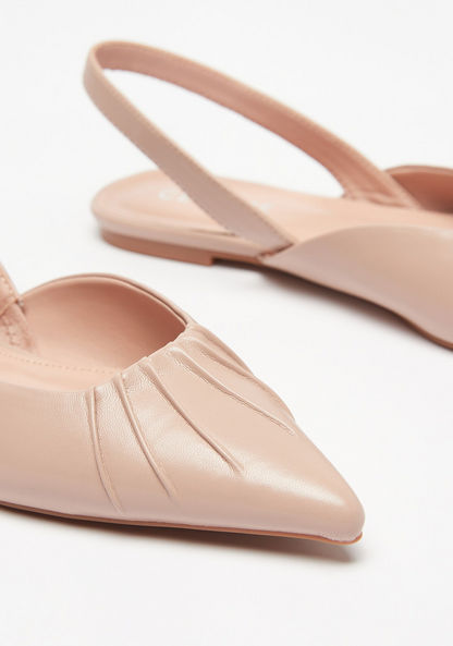 Celeste Women's Pleated Slingback Slip-On Sandals-Women%27s Ballerinas-image-2