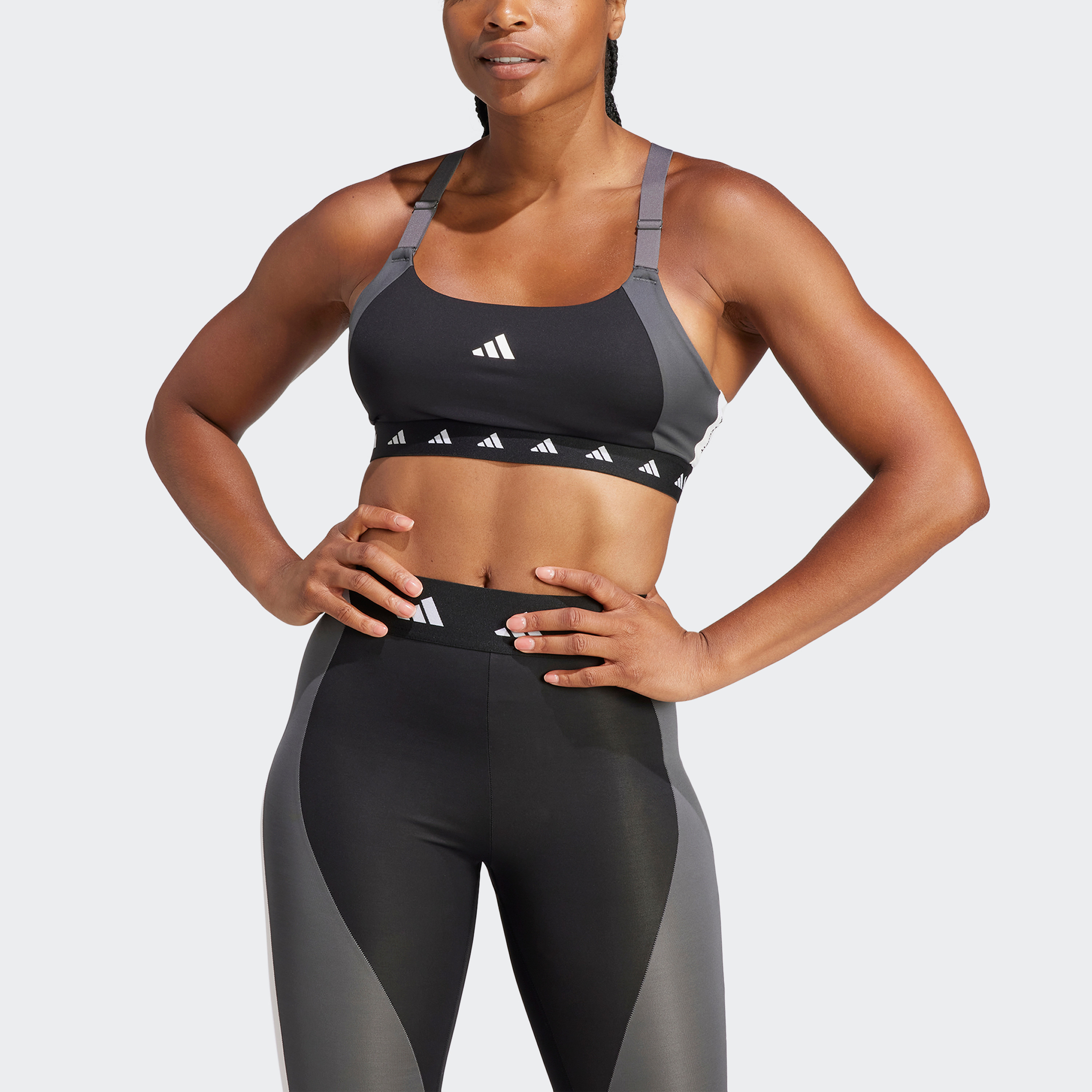 Adidas Women Powerimpact Training Medium-Support Techfit Colorblock Sports Bra with Removable Pads | OE-women-clothing-sportswearandactivewear-sportsbras-image-3