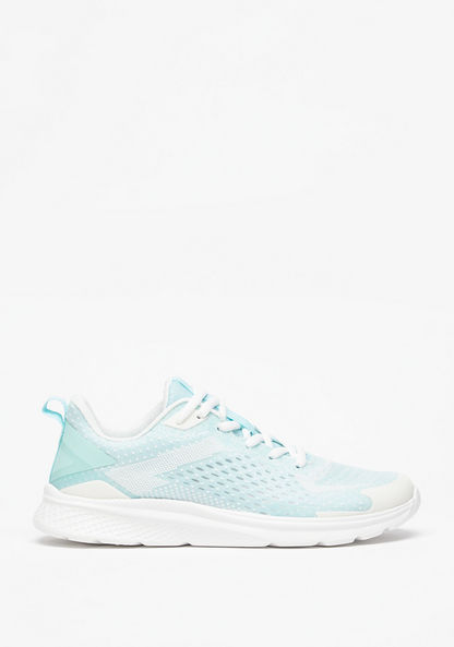 Dash Textured Running Shoe with Lace-Up Closure