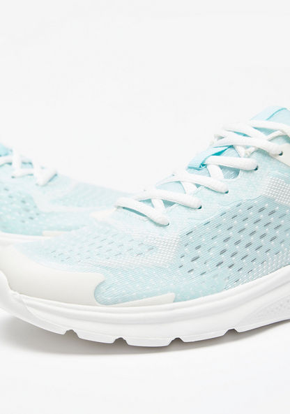 Dash Textured Running Shoe with Lace-Up Closure
