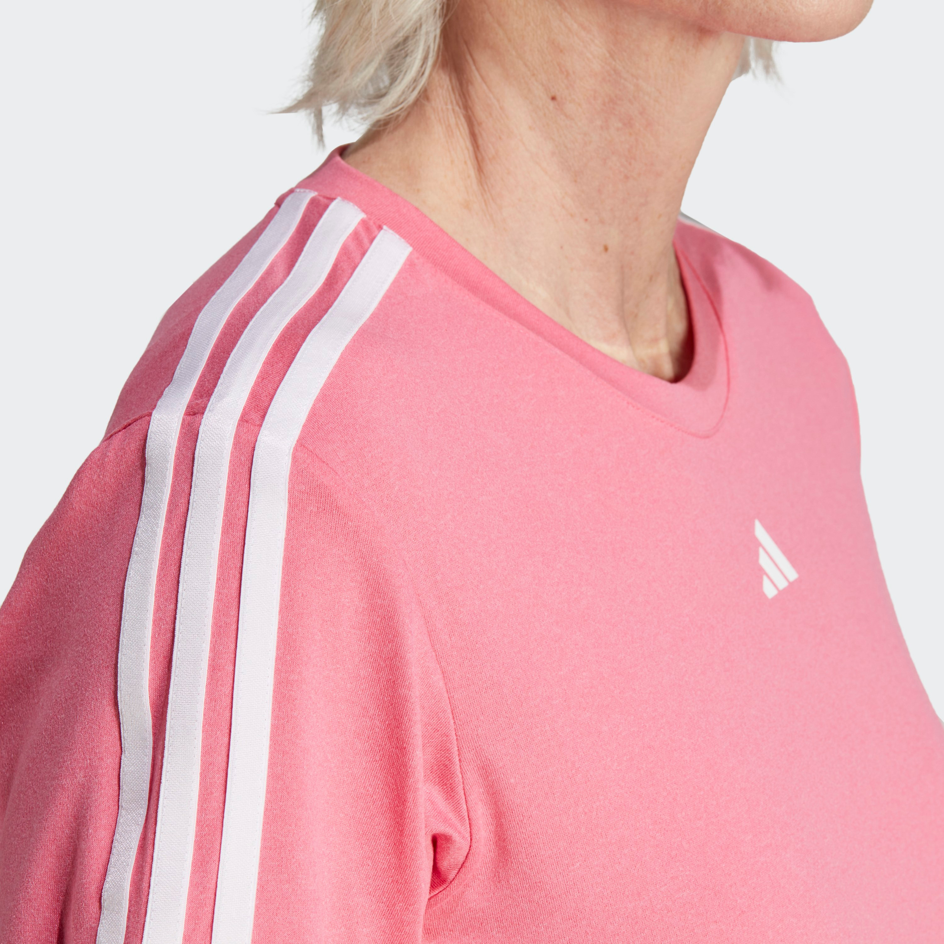 Adidas Women Aeroready Train Essentials 3-Stripes T-Shirt | OE-sports-women-clothing-tshirtsandvests-image-3