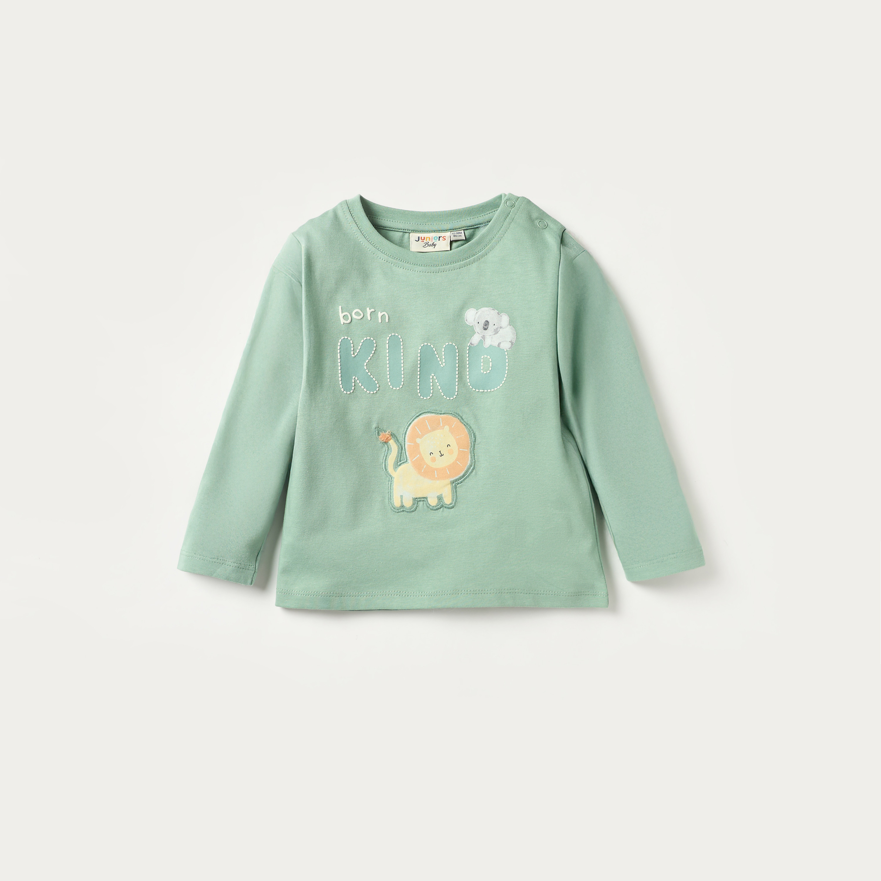 Juniors Animal Applique Crew Neck T-shirt - Set of 3-baby-boys-clothing-tshirtsandpolos-image-4