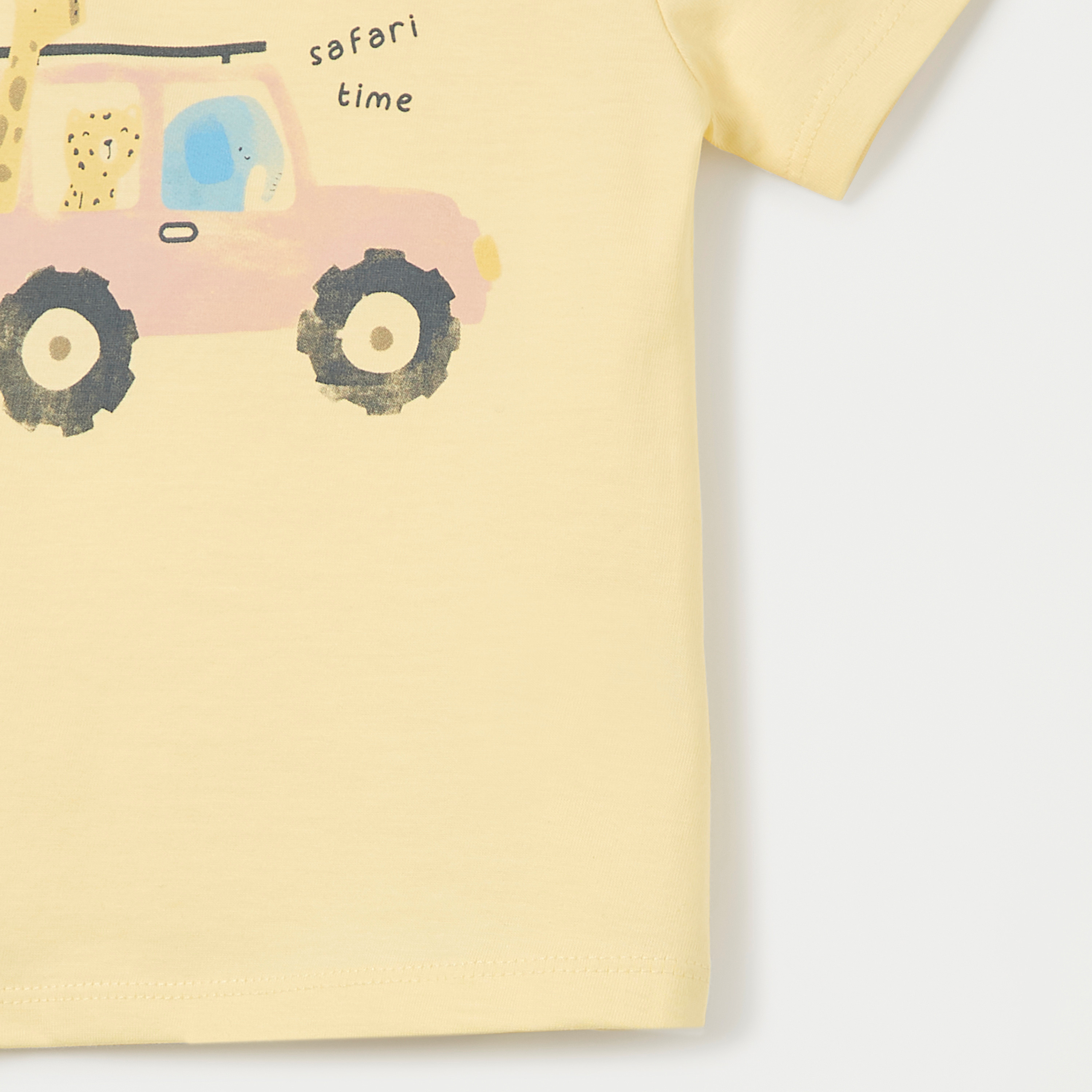 تيشيرت بياقة ضيقة وأكمام قصيرة وطبعات جرافيك من جونيورز-baby-boys-clothing-tshirtsandpolos-image-4