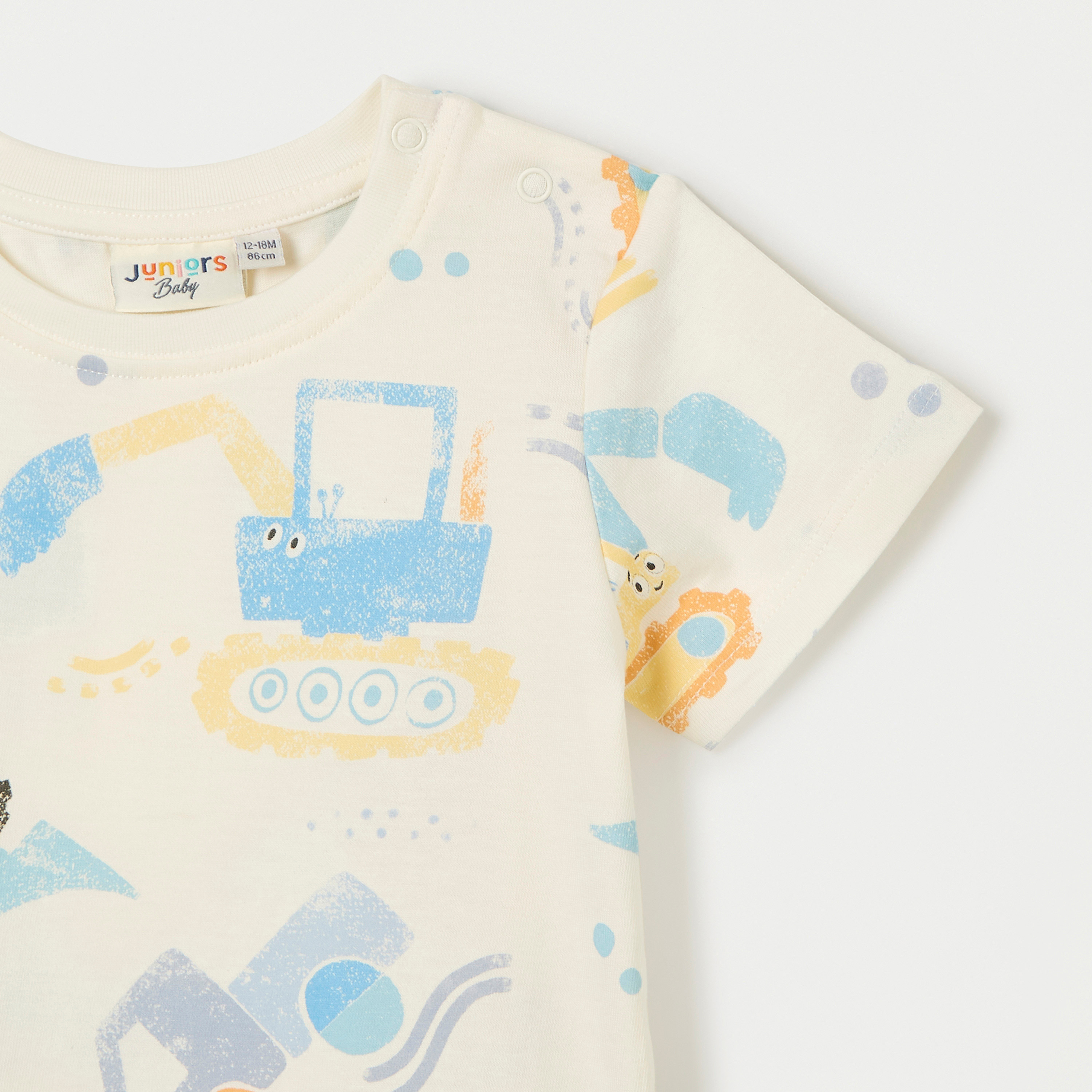 Juniors All-Over Print T-shirt with Crew Neck and Short Sleeves-baby-boys-clothing-tshirtsandpolos-image-3