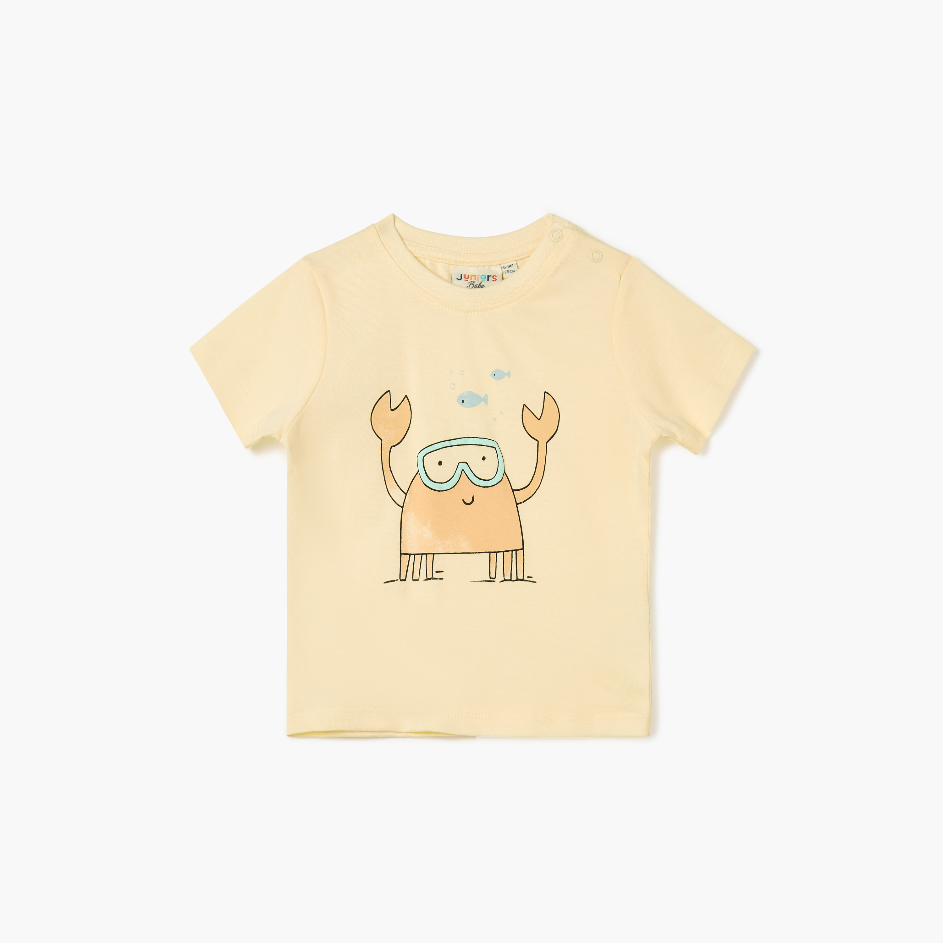 Juniors Printed T-shirt with Short Sleeves-baby-boys-clothing-tshirtsandpolos-image-1
