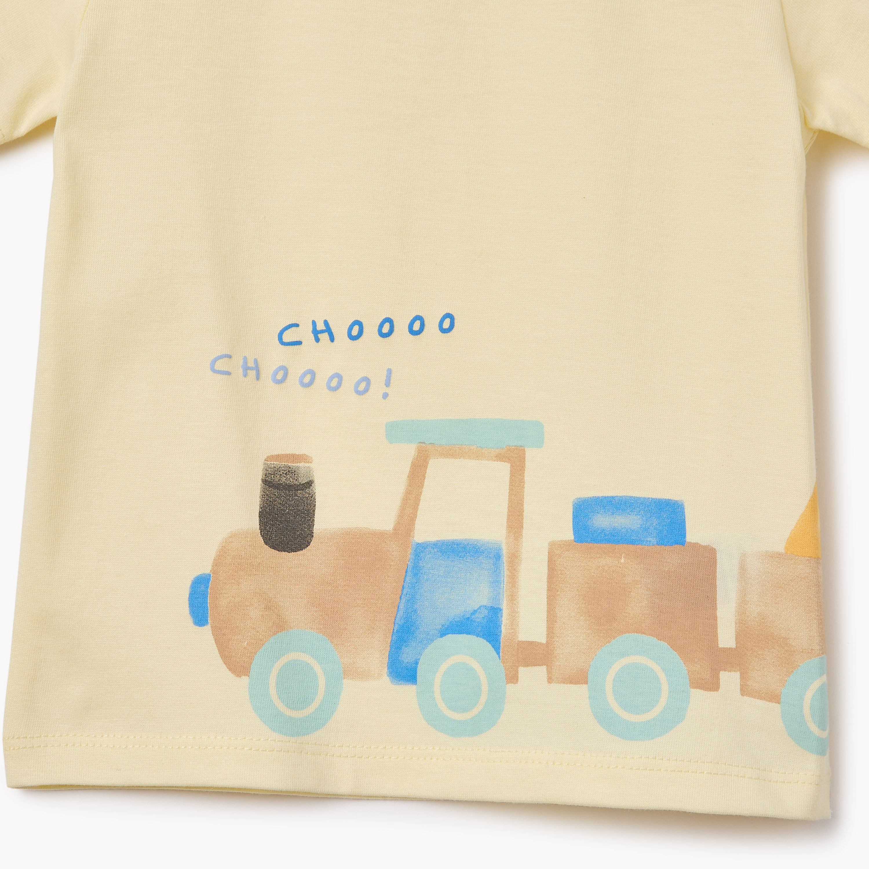 تيشيرت بأزرار إغلاق وطبعات جرافيك من جونيورز-baby-boys-clothing-tshirtsandpolos-image-1