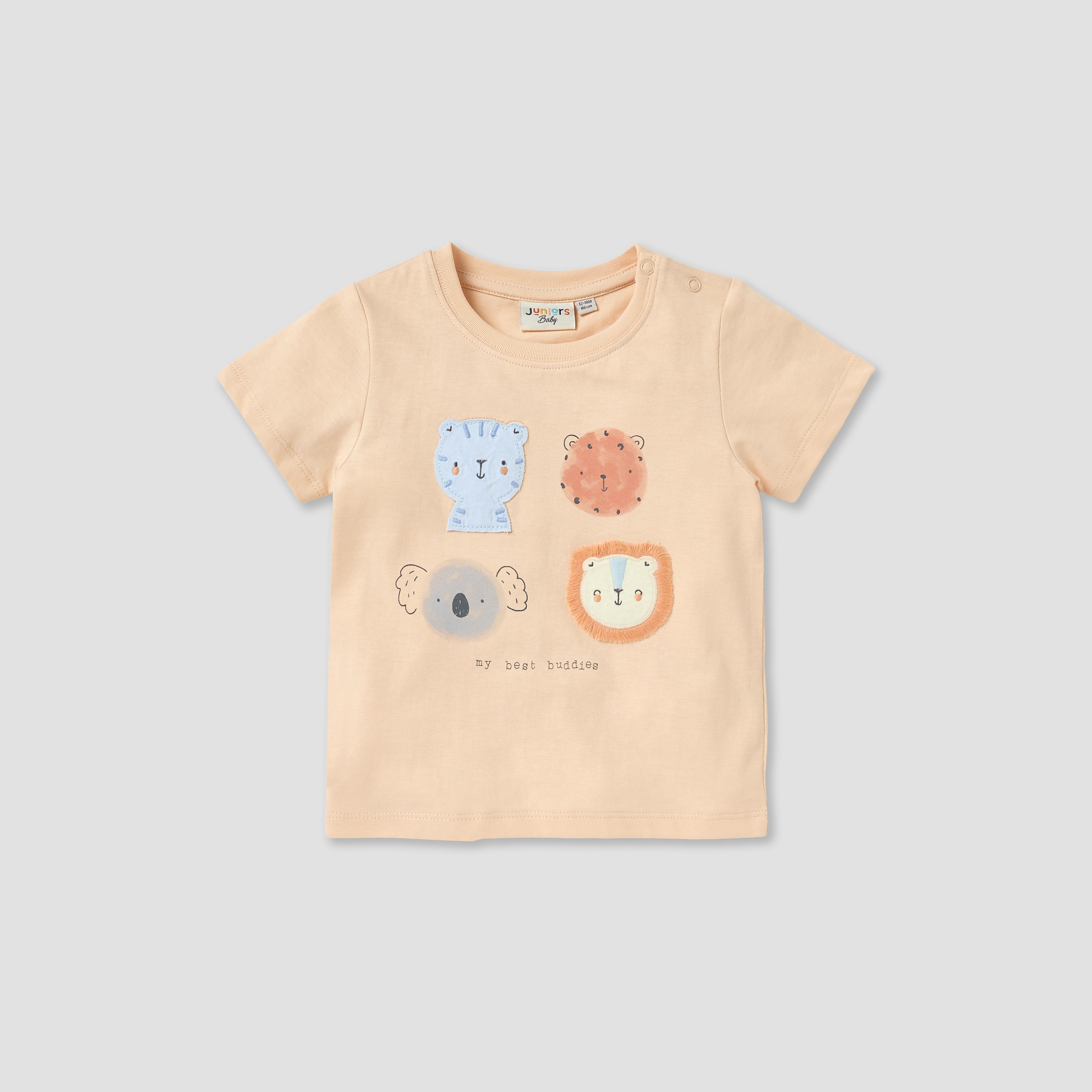 Juniors Animal Print T-shirt with Short Sleeves - Set of 3-baby-boys-clothing-tshirtsandpolos-image-4