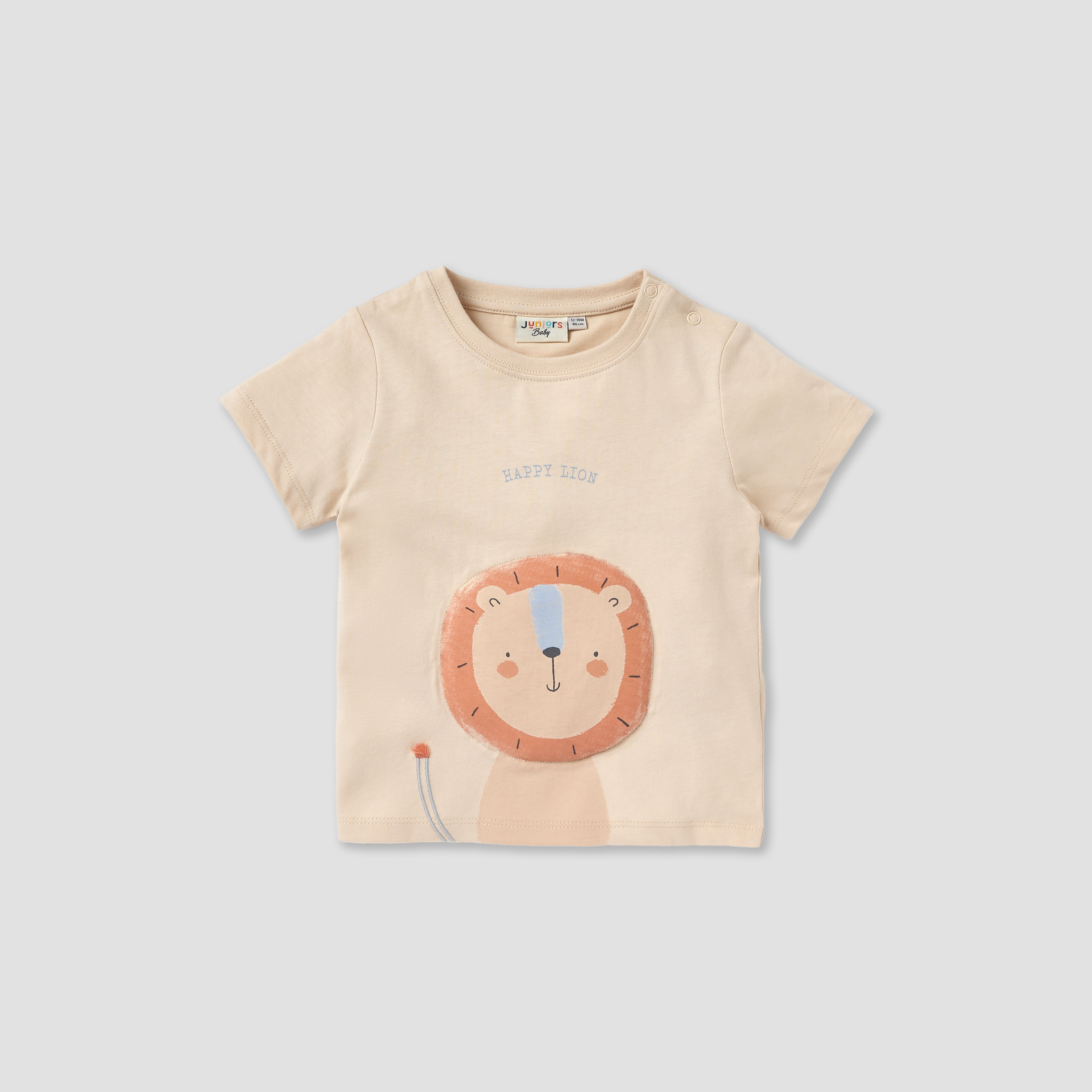 Juniors Animal Applique T-shirt with Button Closure - Set of 3-baby-boys-clothing-tshirtsandpolos-image-2