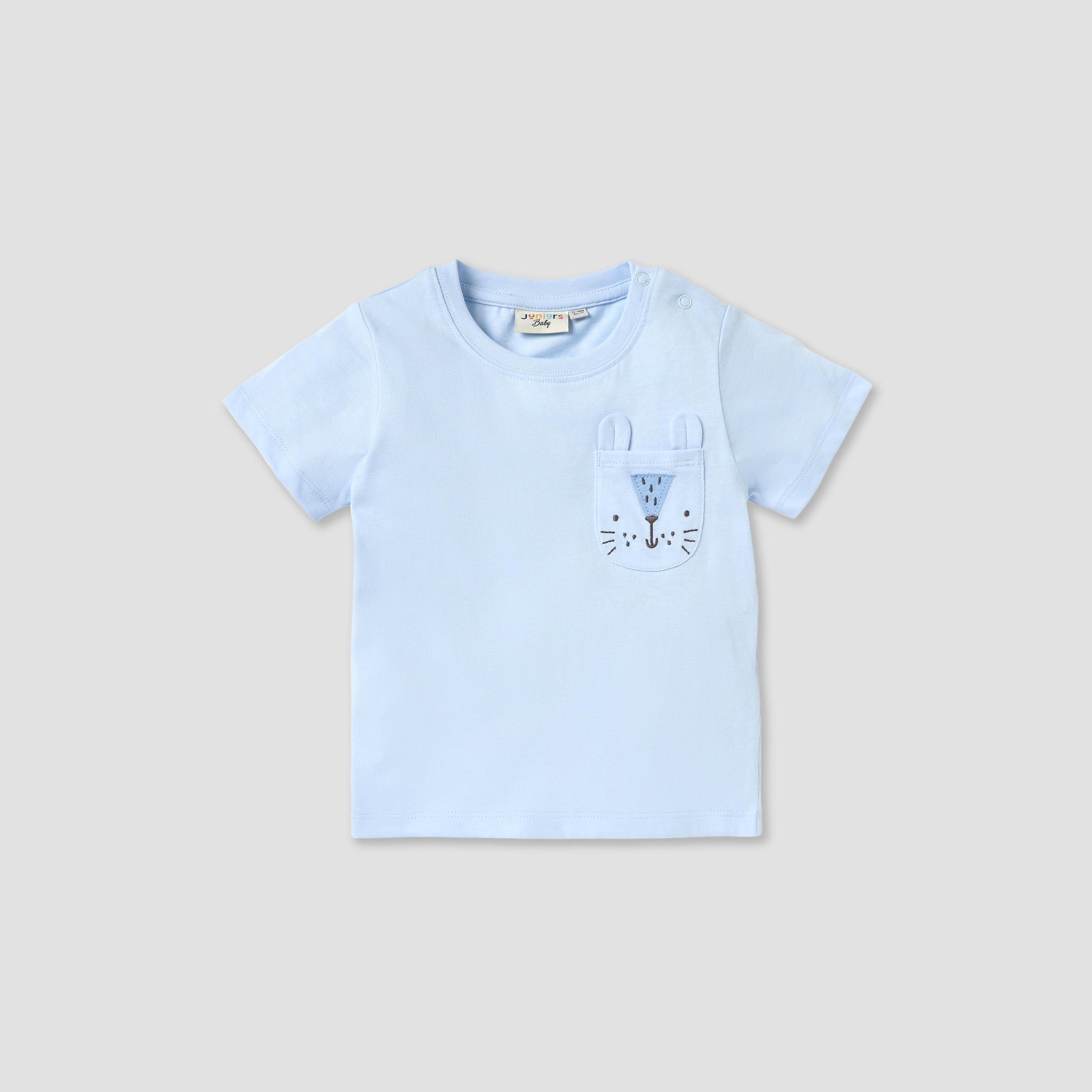Juniors Animal Applique T-shirt with Button Closure - Set of 3-baby-boys-clothing-tshirtsandpolos-image-4