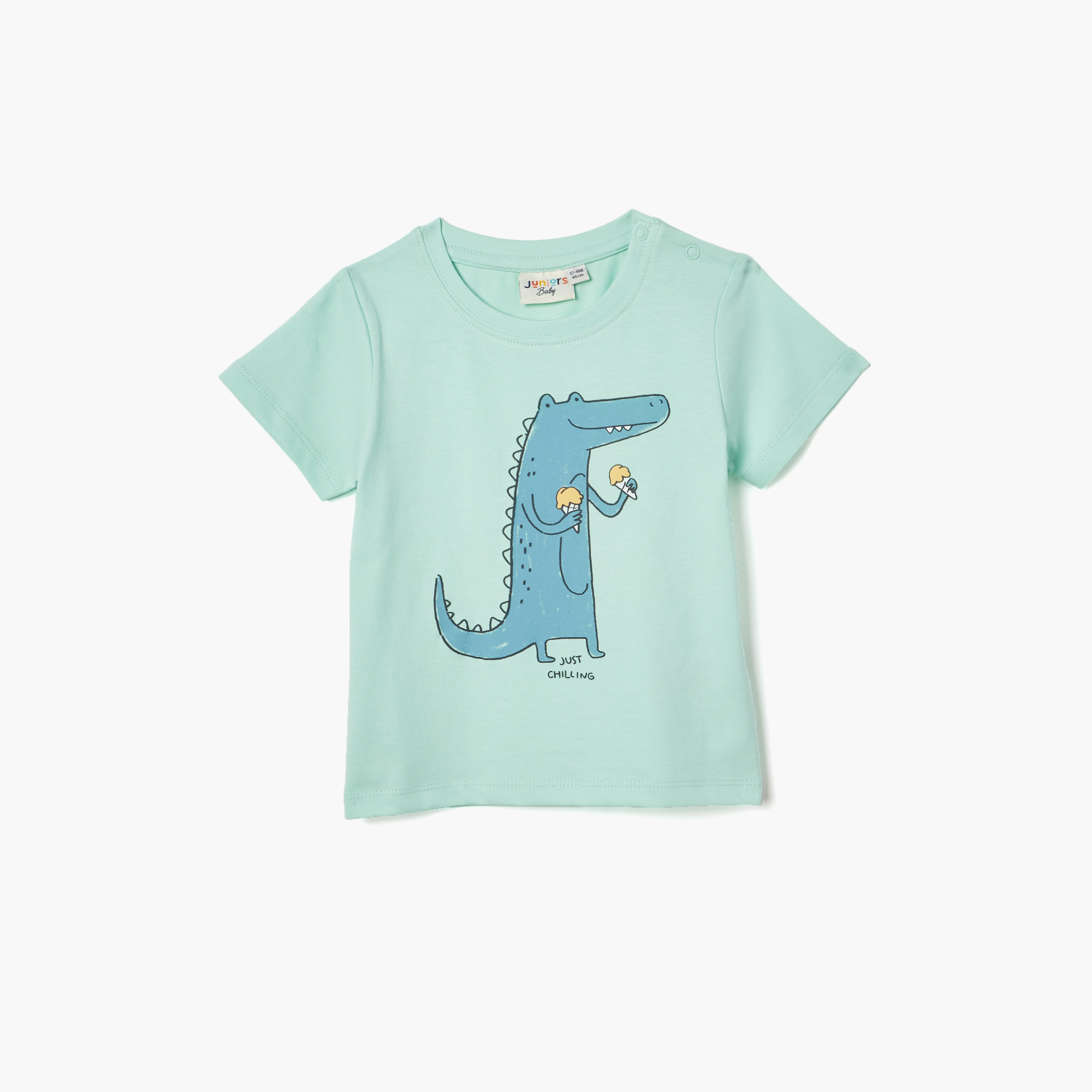 تيشيرت بأكمام قصيرة وطبعات من جونيورز-baby-boys-clothing-tshirtsandpolos-image-1