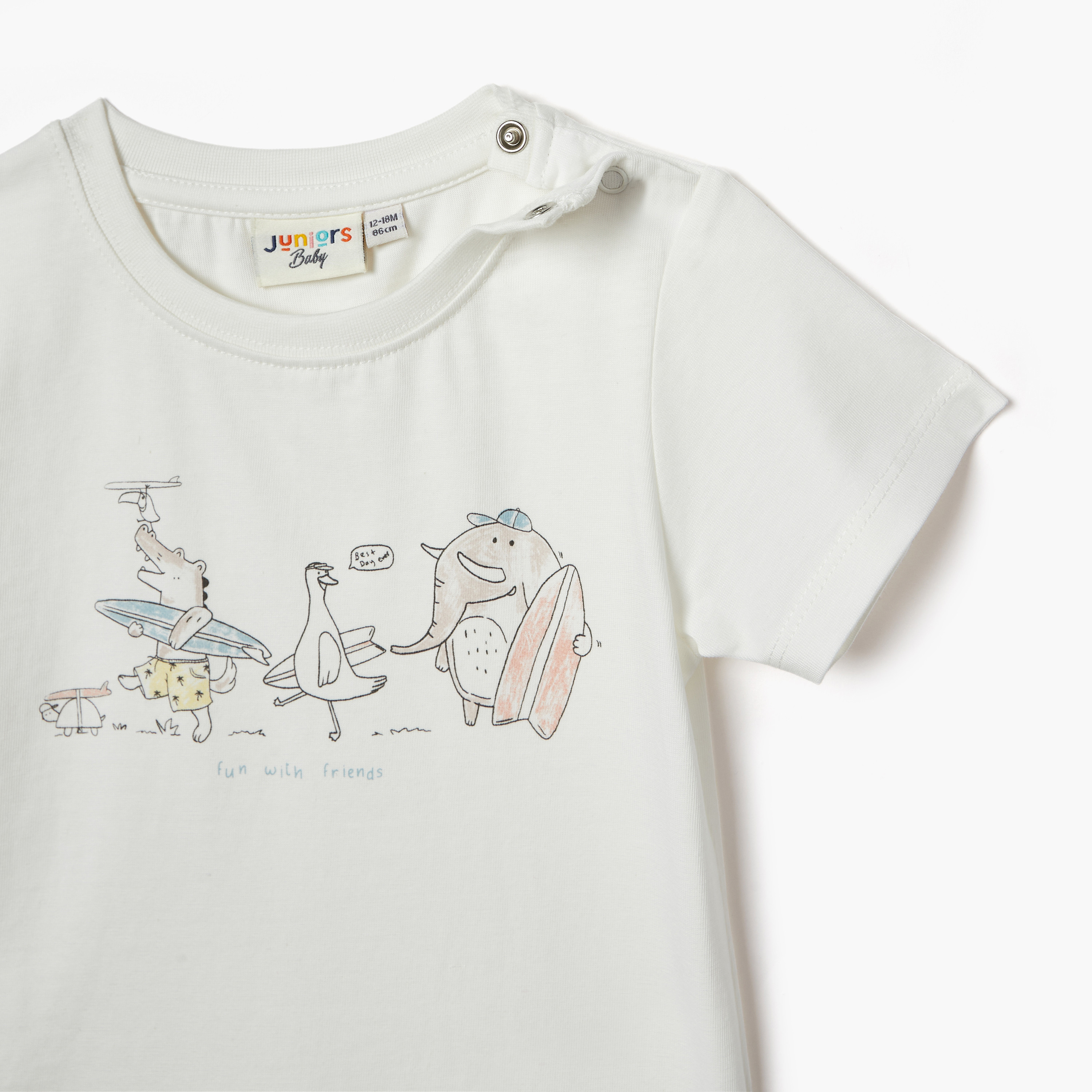 Juniors Printed T-shirt with Short Sleeves-baby-boys-clothing-tshirtsandpolos-image-3