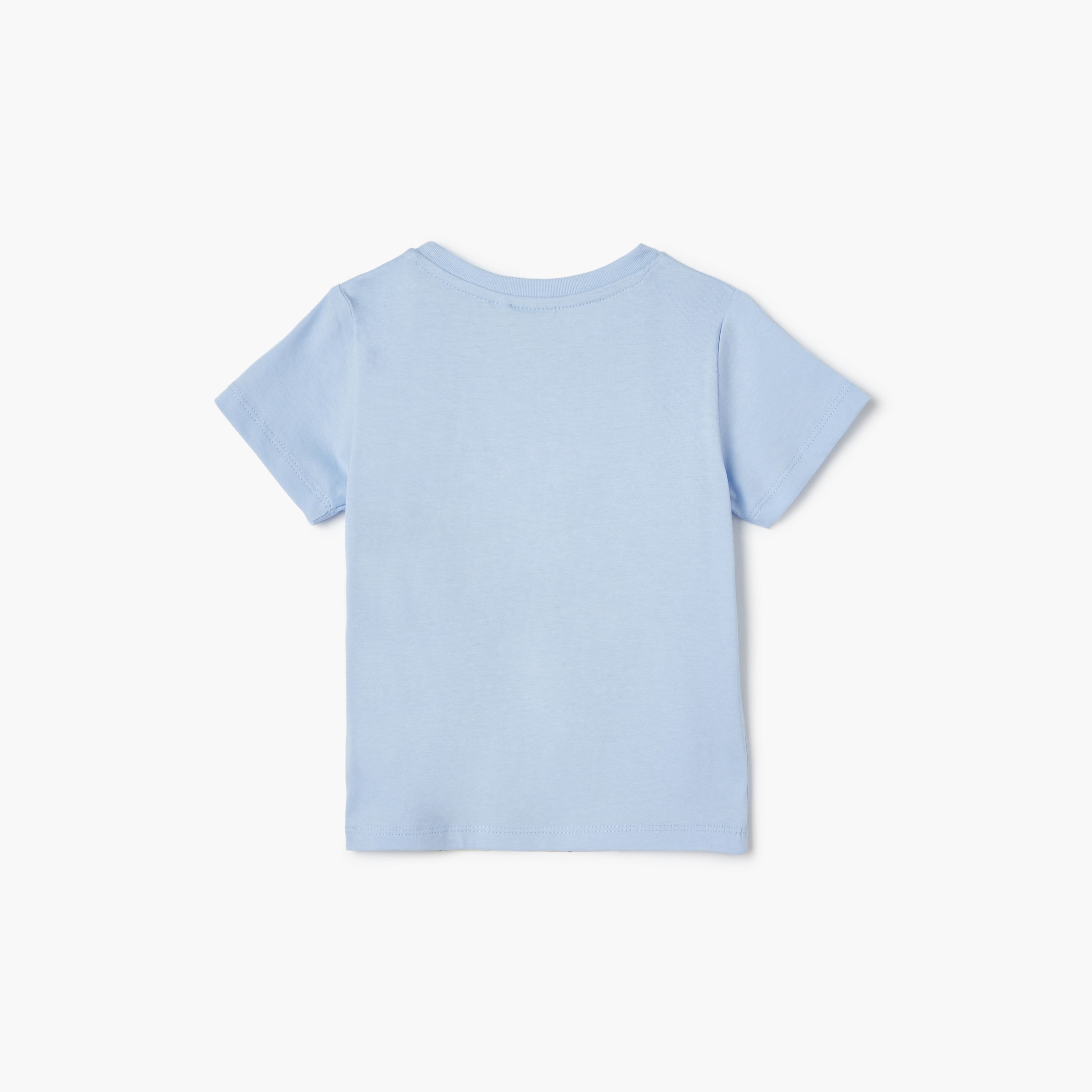 Juniors Tiger Print T-shirt with Short Sleeves-baby-boys-clothing-tshirtsandpolos-image-2
